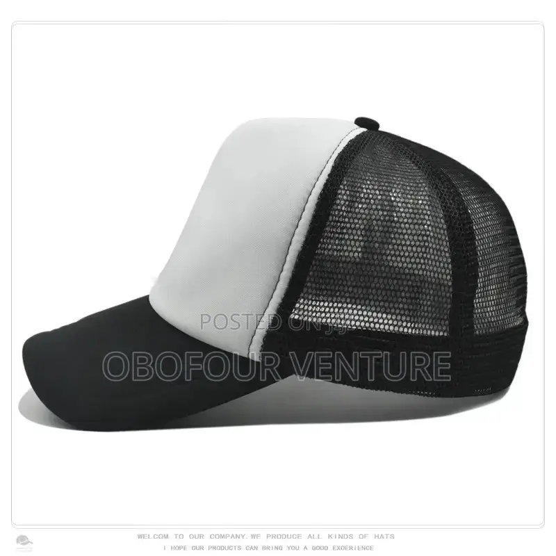 TWO-TONE Trucker Hat Mesh Back Snapback Baseball Cap Solid.