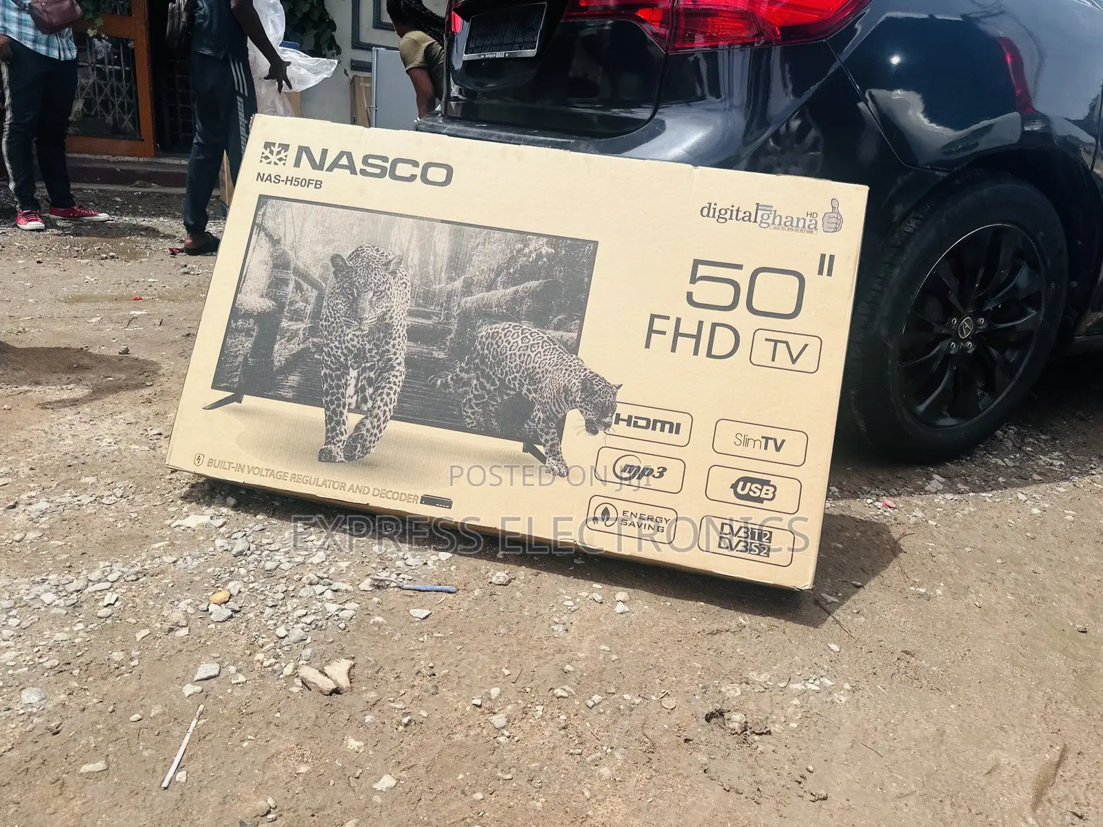 Ultra Modern Slim FHD Satellite Nasco 50”