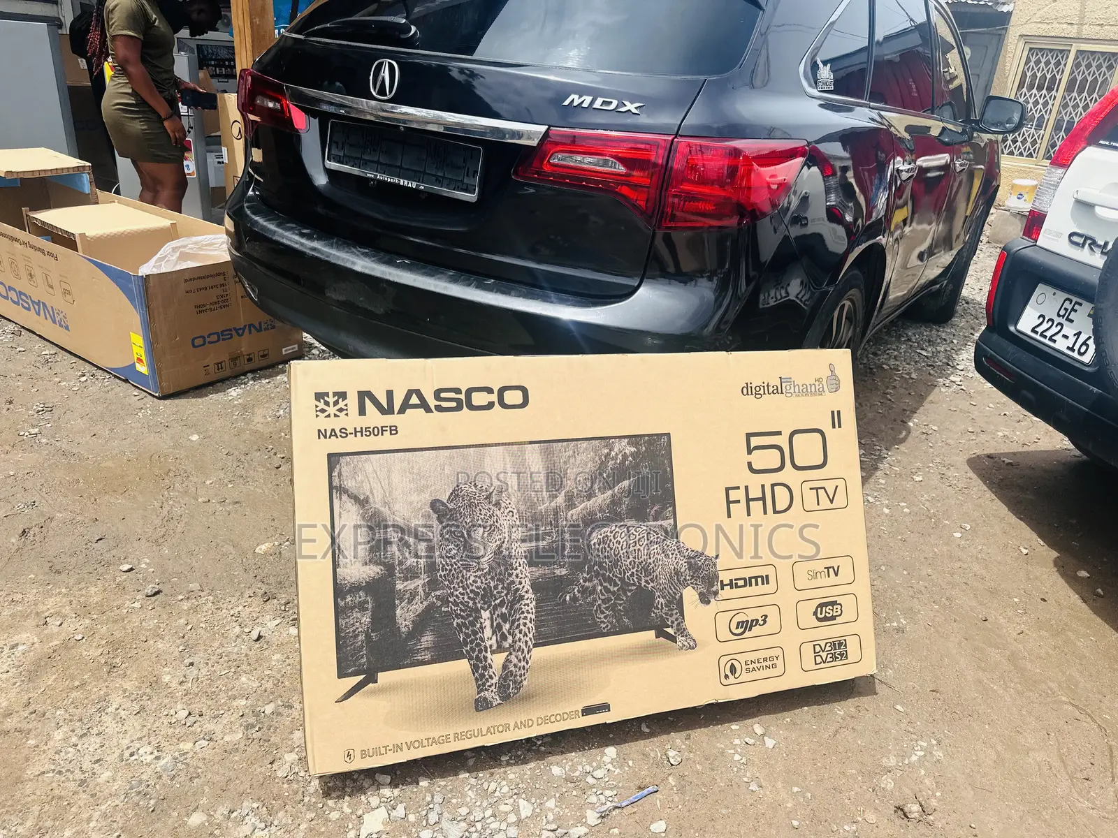 Glossy LED FHD Satellite Image 50”Nasco