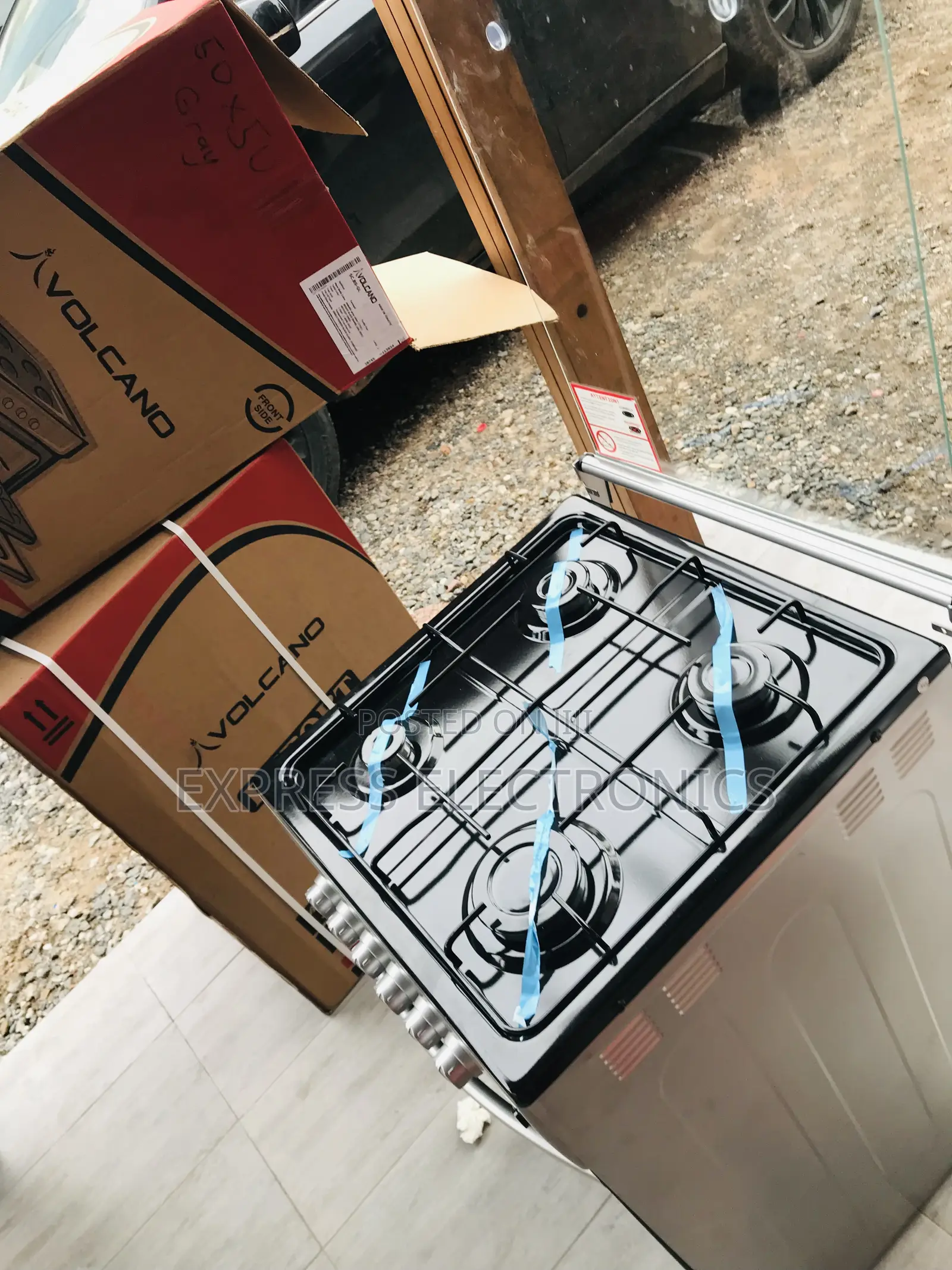 50/50 4burner Gas Stove Free Standing Oven
