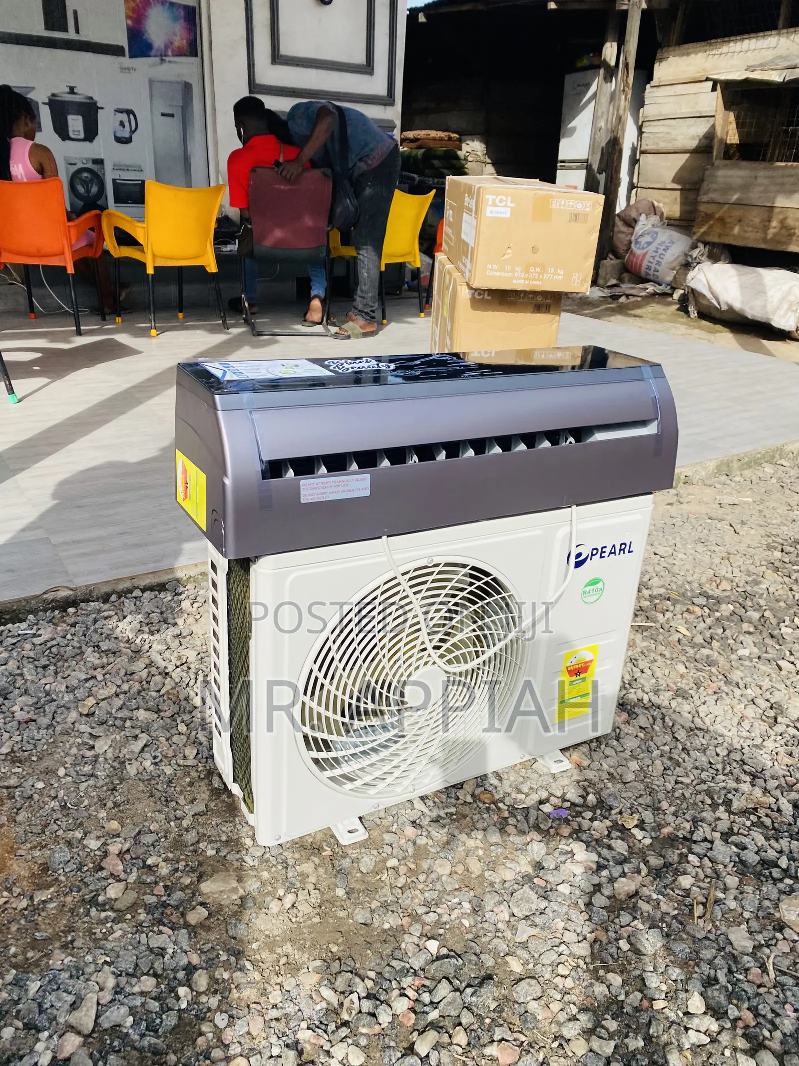Fast Cooling Pearl 1.5hp R410 Split Type Ac(Black).