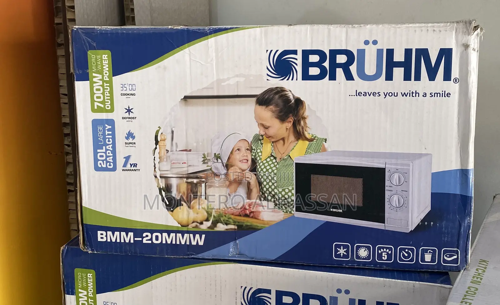 Bruhm Microwave 20 Liters With Grill