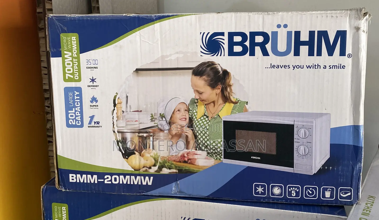 Bruhm Microwave 20 Liters With Grill
