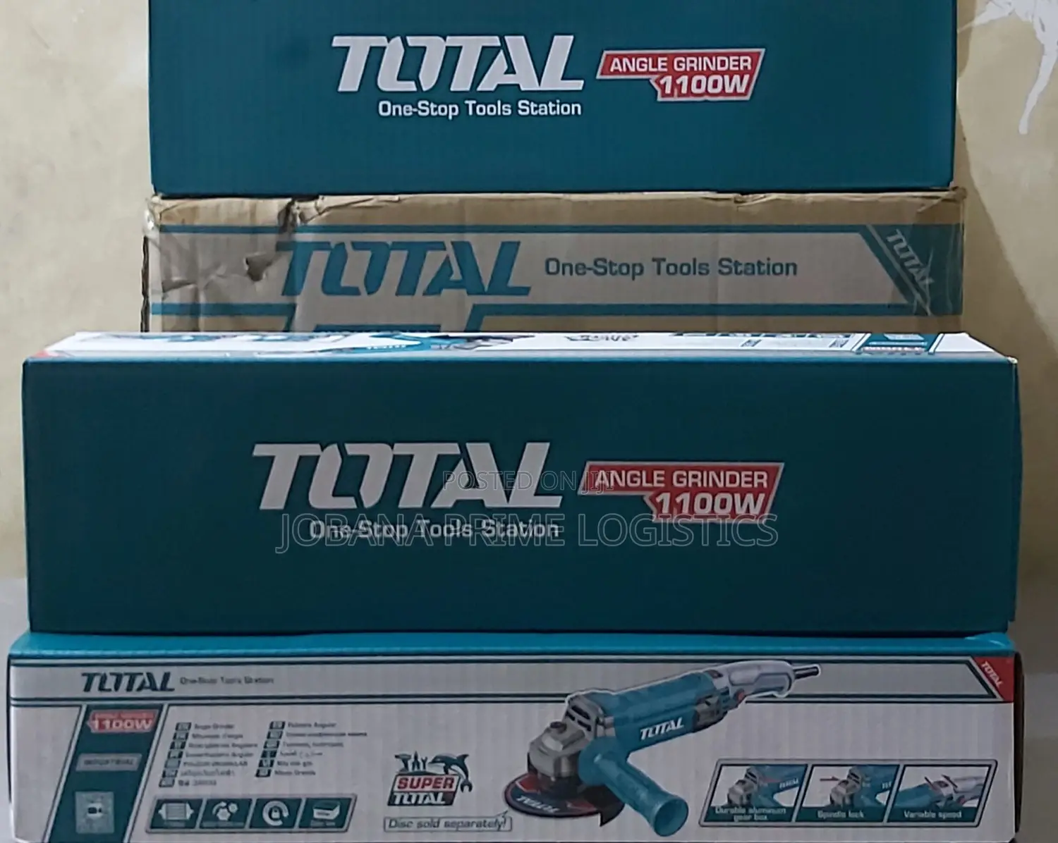 Total 1100W Angle Grinder 125mm