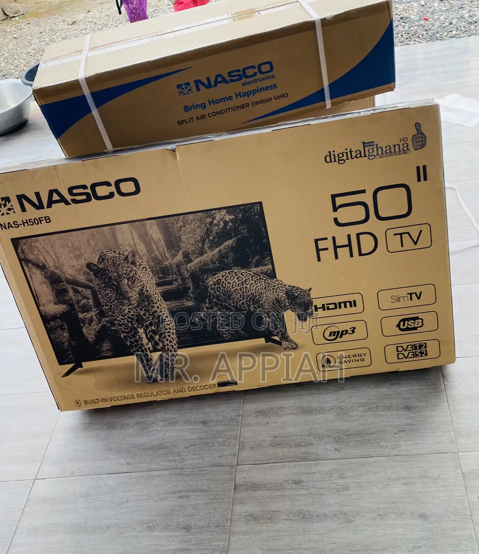 FHD Nasco 50 Inch Digital Satellite Tv(Black).