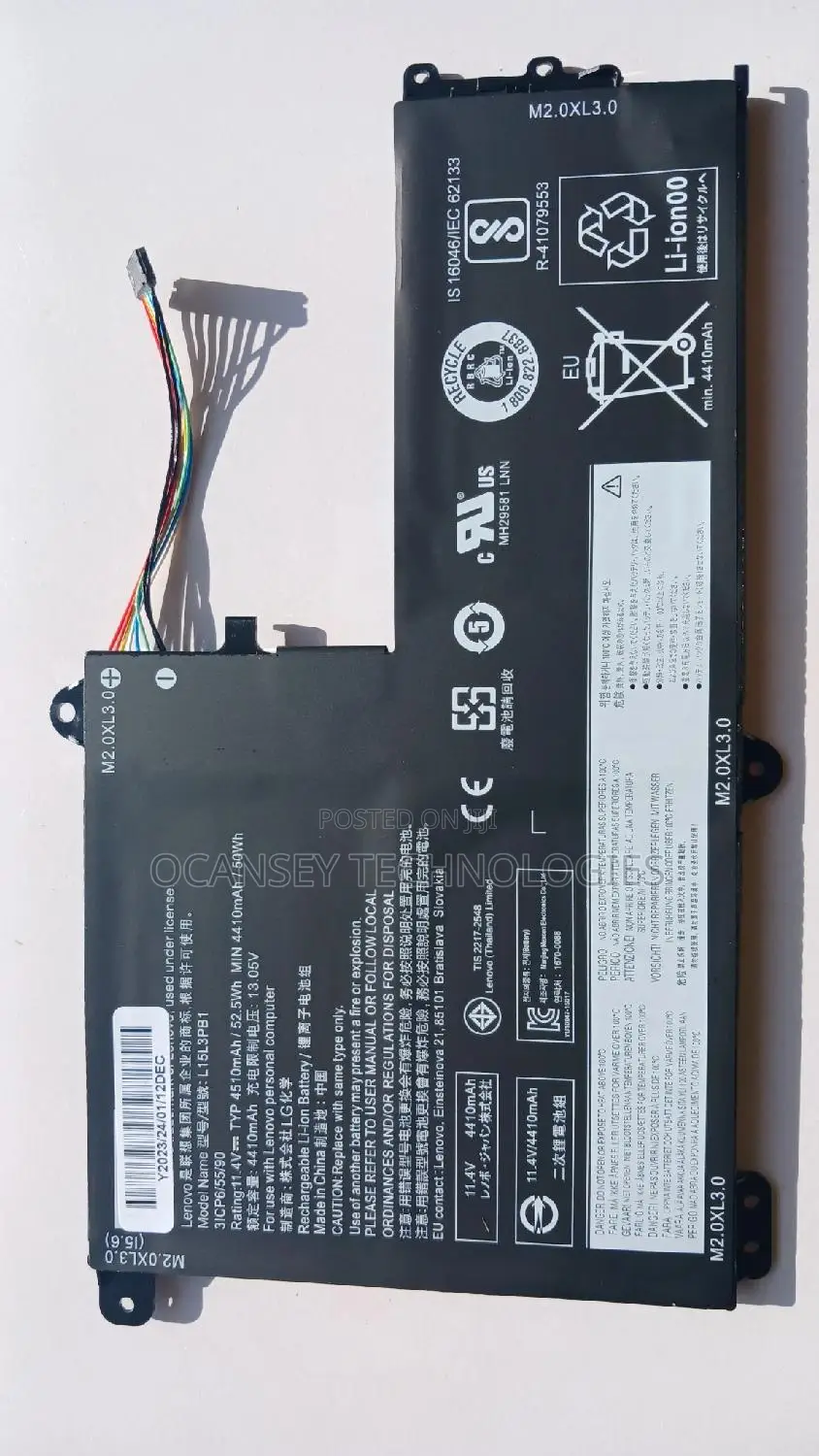 Original Lenovo L15c3pb1 Laptop Battery for Ideapad 330s