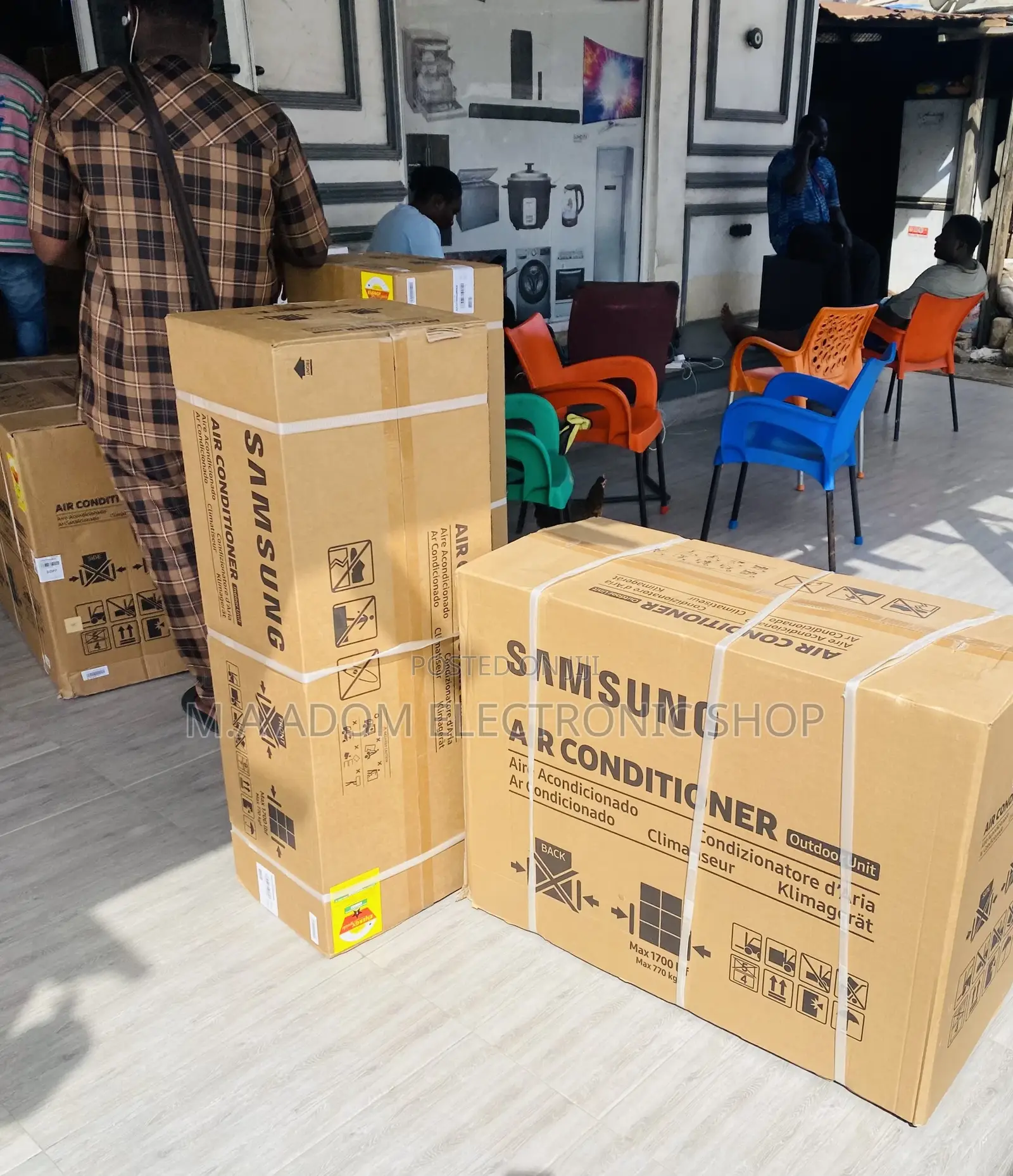 Fast Chilling Samsung 2.5hp R419 Split Air Conditioner.