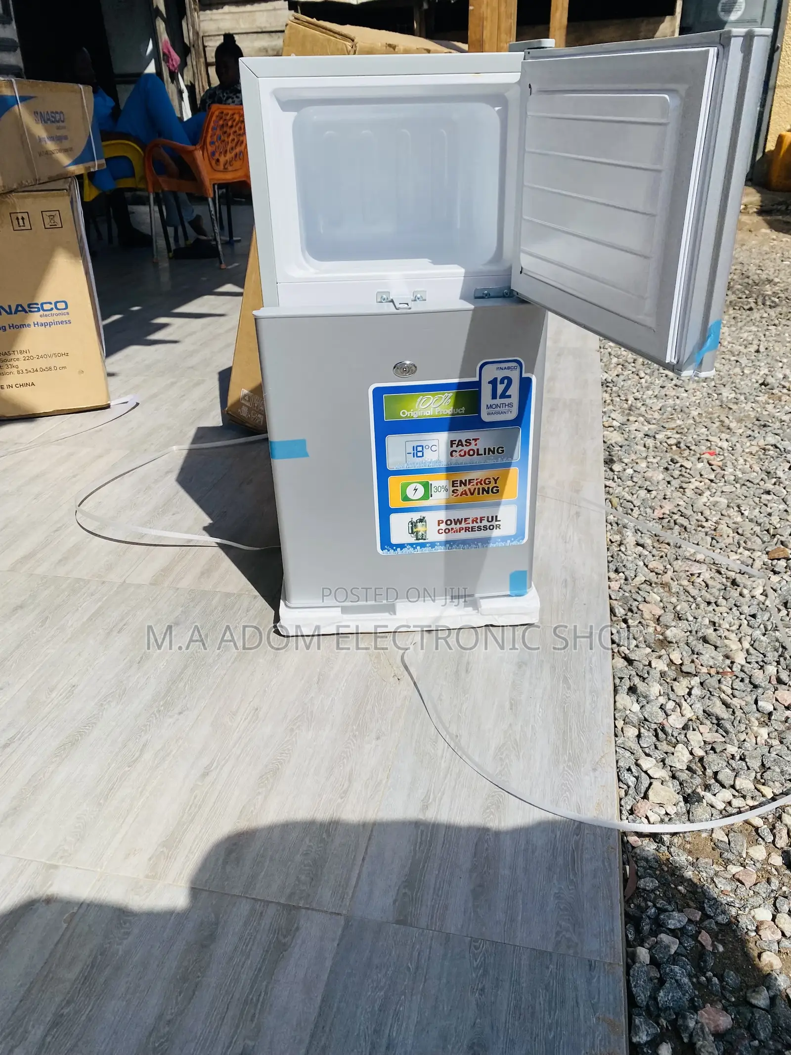 Energy Sufficient Nasco Nasf2-120 Topfreezer Electric Fridge