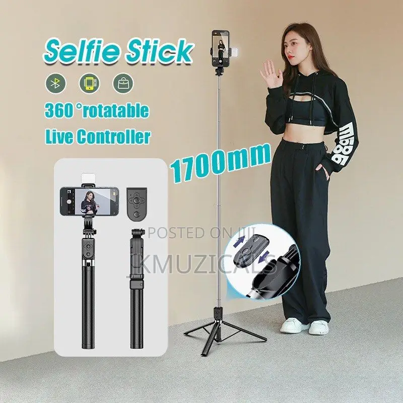 Super Long _ Selfie Stick | 1700mm_ Tripod Stand