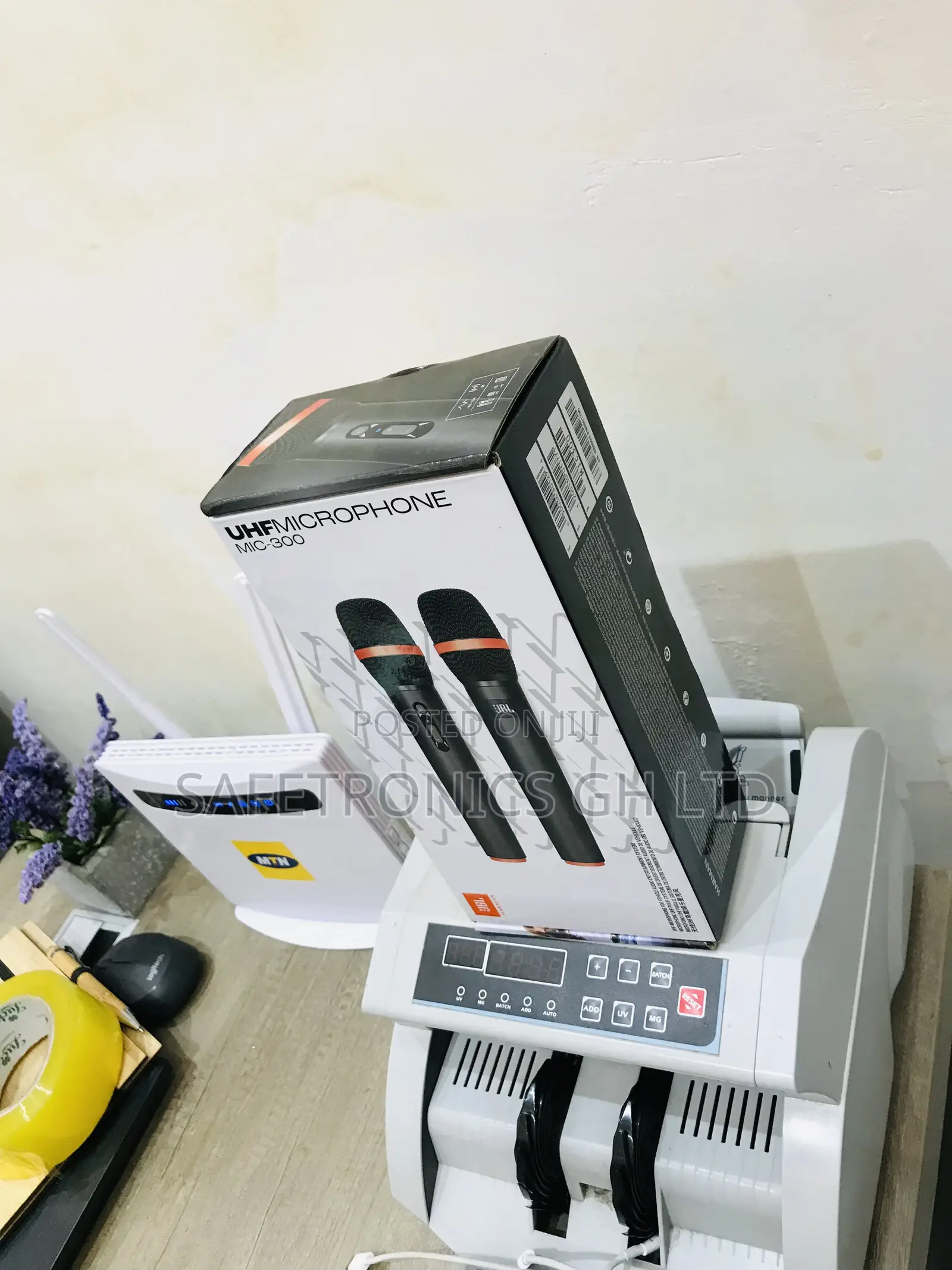 Original Black Mic-300 Wireless JBL 2 Microphone