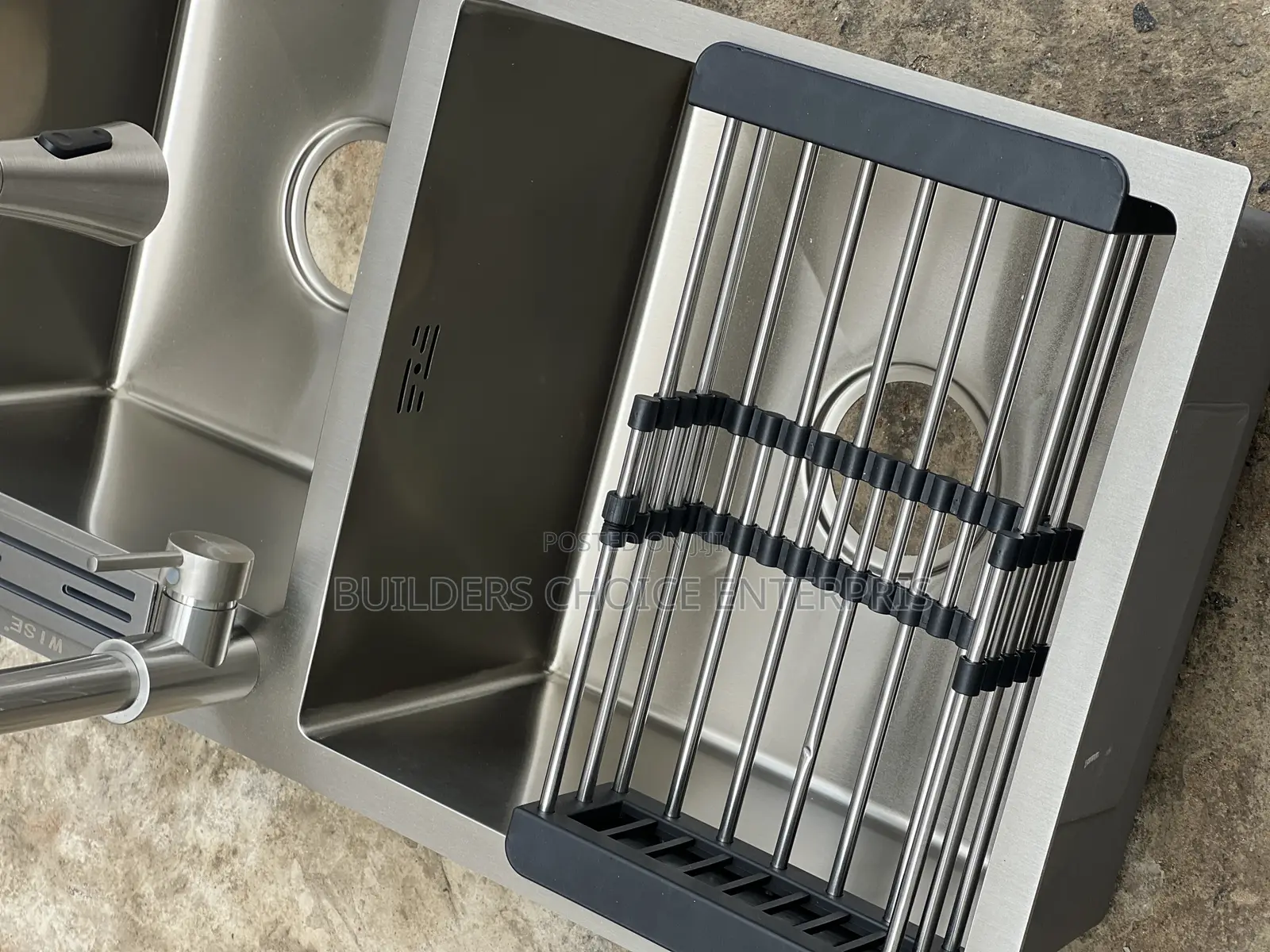 Stainless Steel Double Sink Complete Set