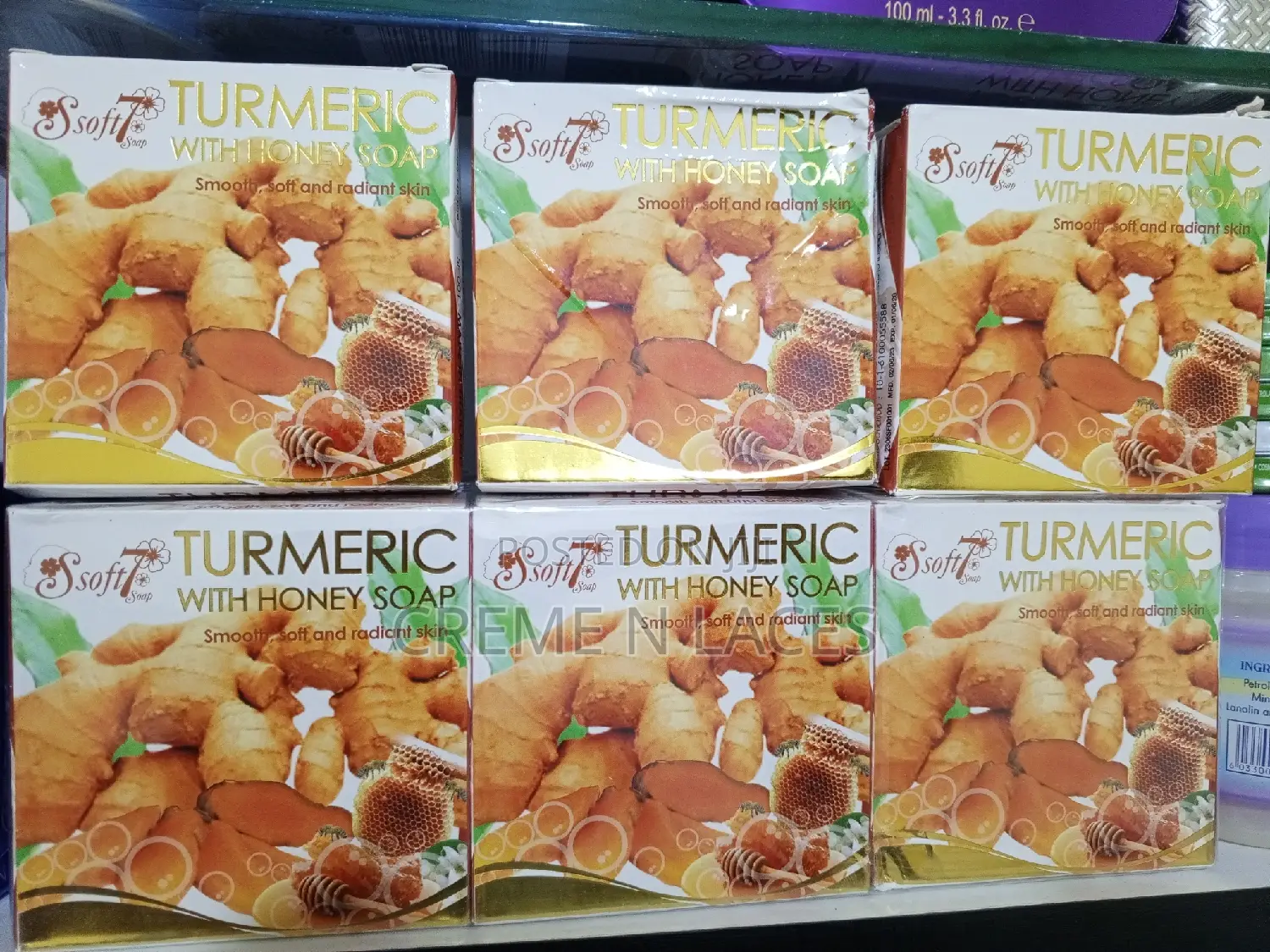 Soft7 Tumeric Honey Soap