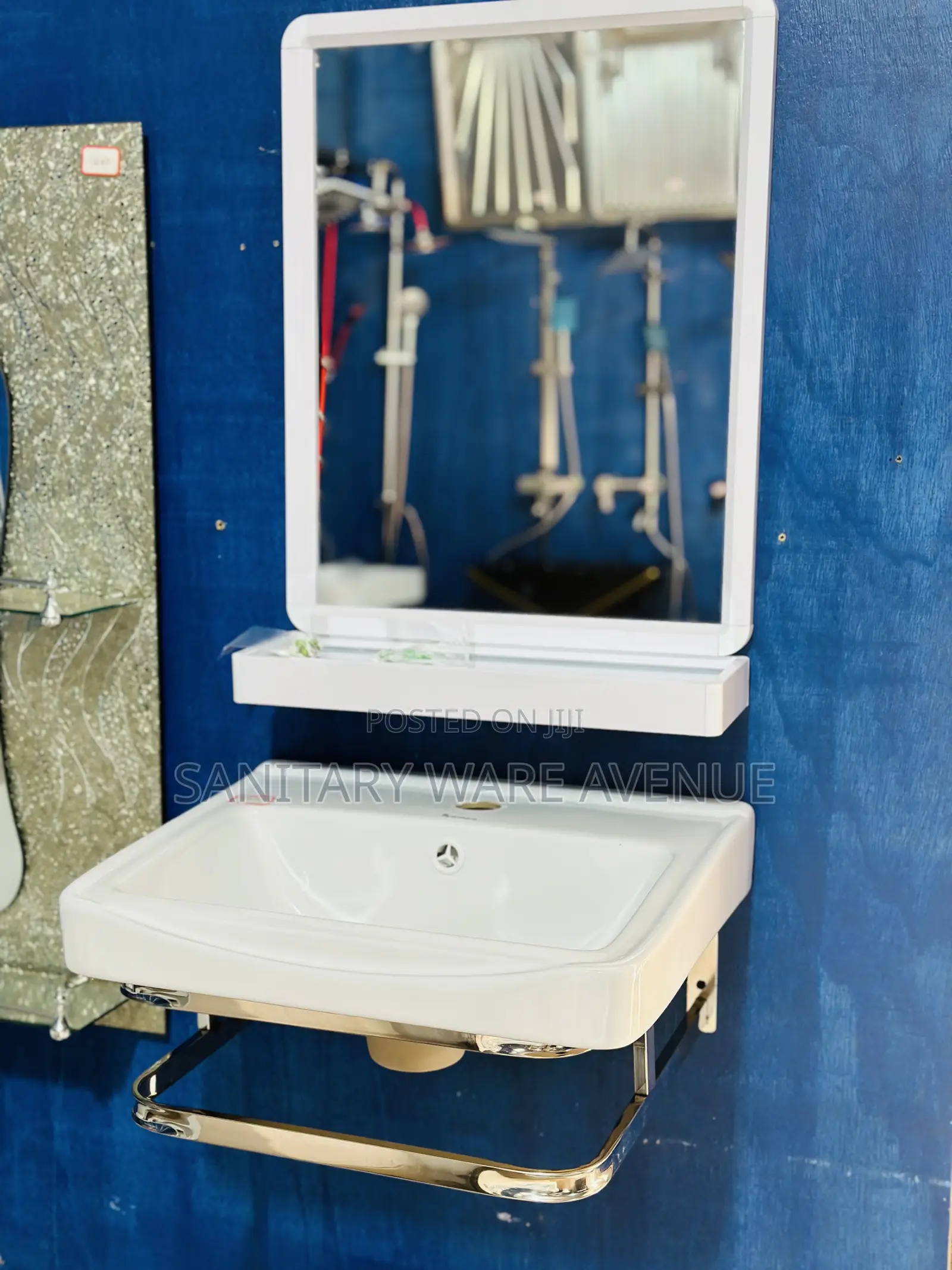 Cabinet Basin - Small Basin With Mirror - Vanity Sink