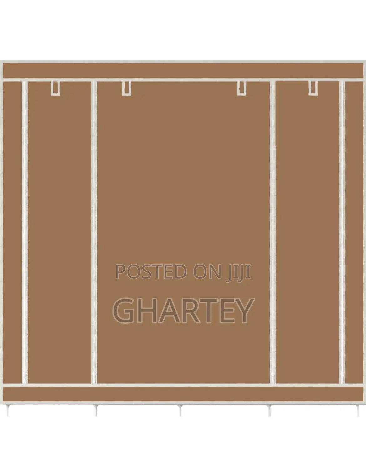 Foldable, Portable 4 In 1 Wardrobe Beige Color