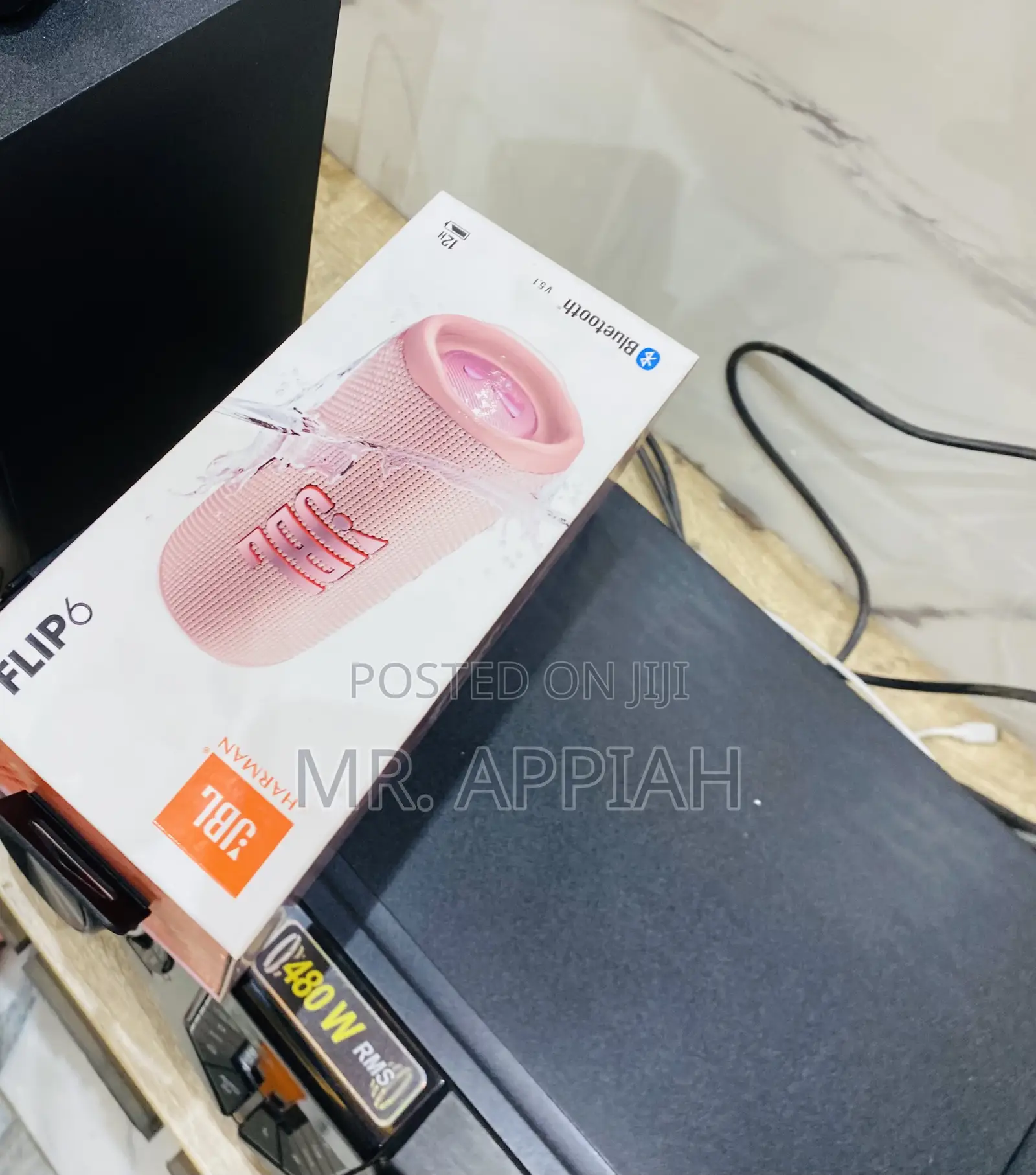 Shop Classic JBL Flip 6 Wireless Bluetooth Speaker(Pink).