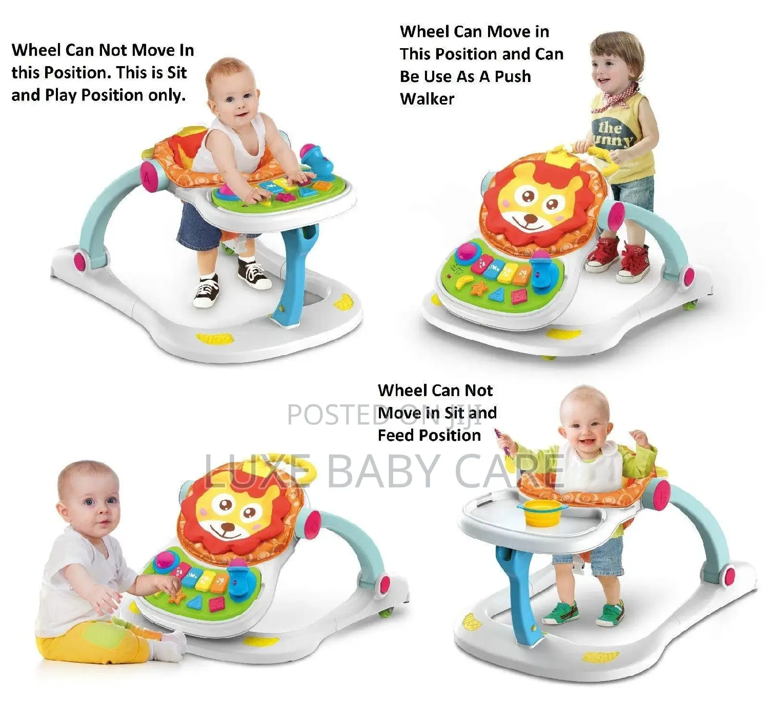 4in 1 Multifunctional Baby Walker