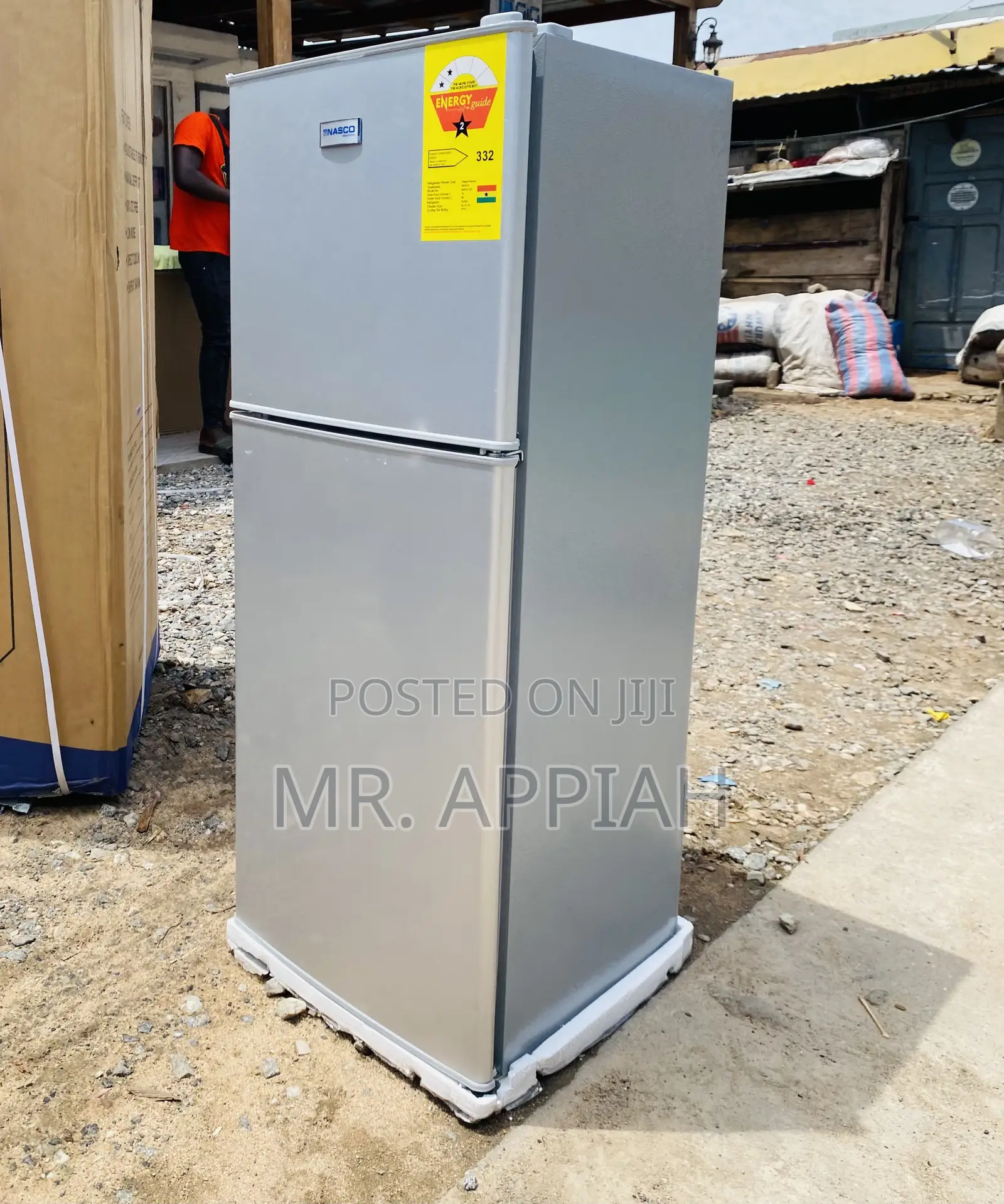 Long Lasting NascoNasf2-13 Fl 2door Top Freezer Fridge,112L