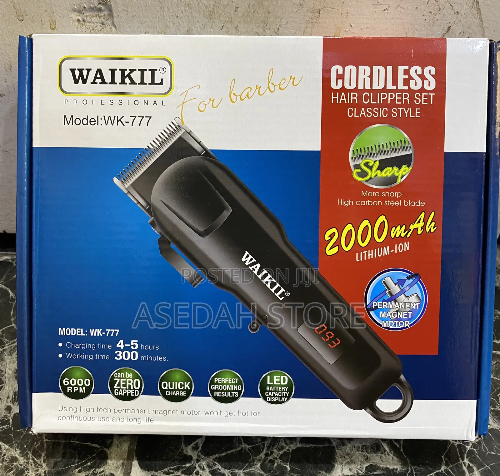 Rechargeable Professional Clipper Waikil
