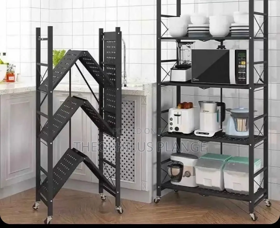 5 Step Kitchen Shelve With Wheels