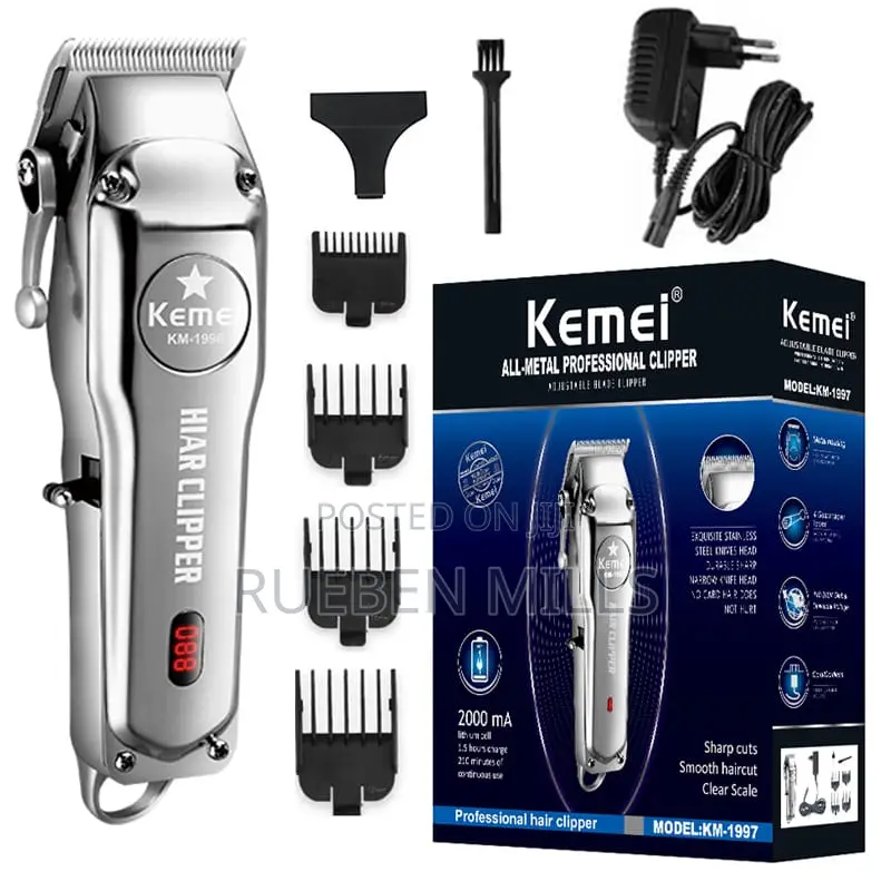 First Grade Salon Hair Clipper Barbering Machine - Kemei