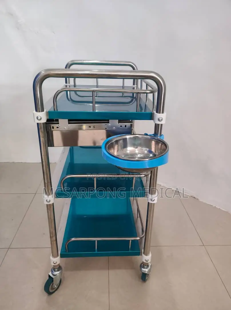 Medication Treatment Trolley (Hospital Dressing Trolley)
