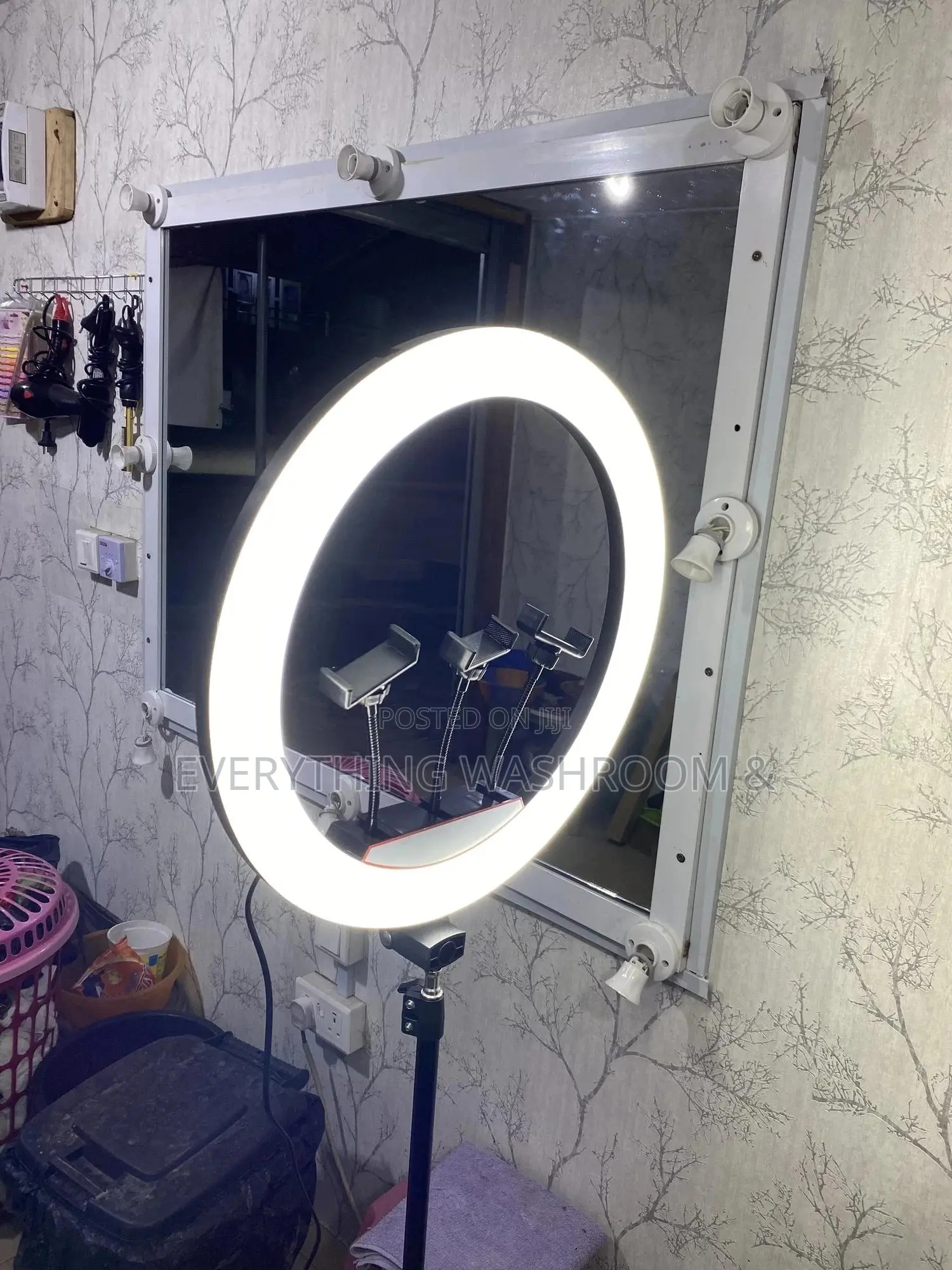 LED 14”Selfie Ring Light-remote Cont-tripod Stand-ring Light