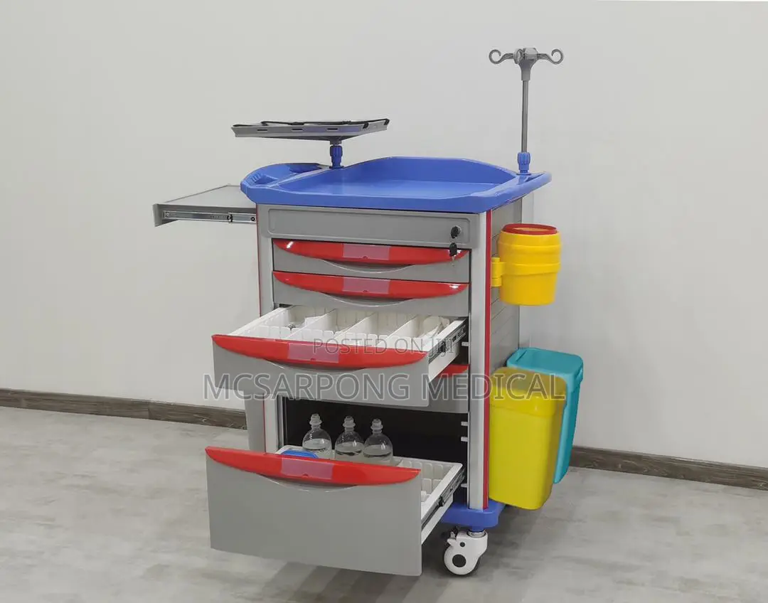 Emergency Crash Cart Trolley (Emergency Medicine Trolley)