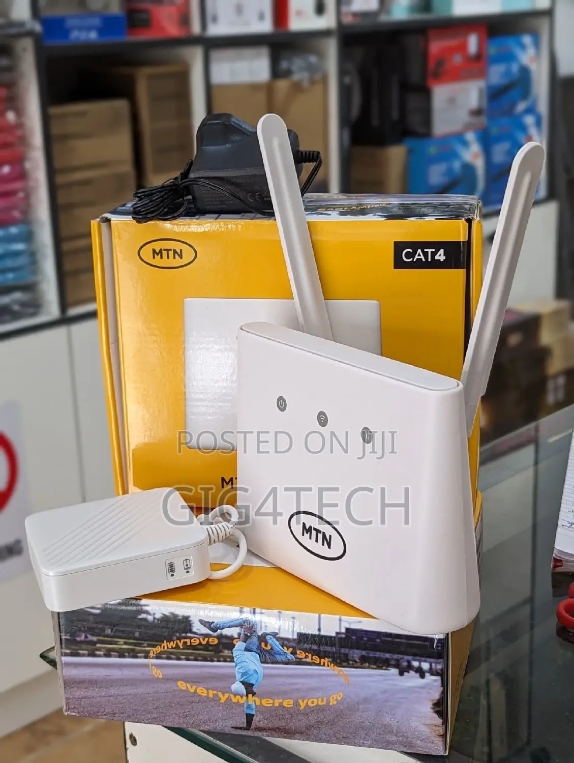 MTN Zte Cat 4 Turbo Router + Powerbank