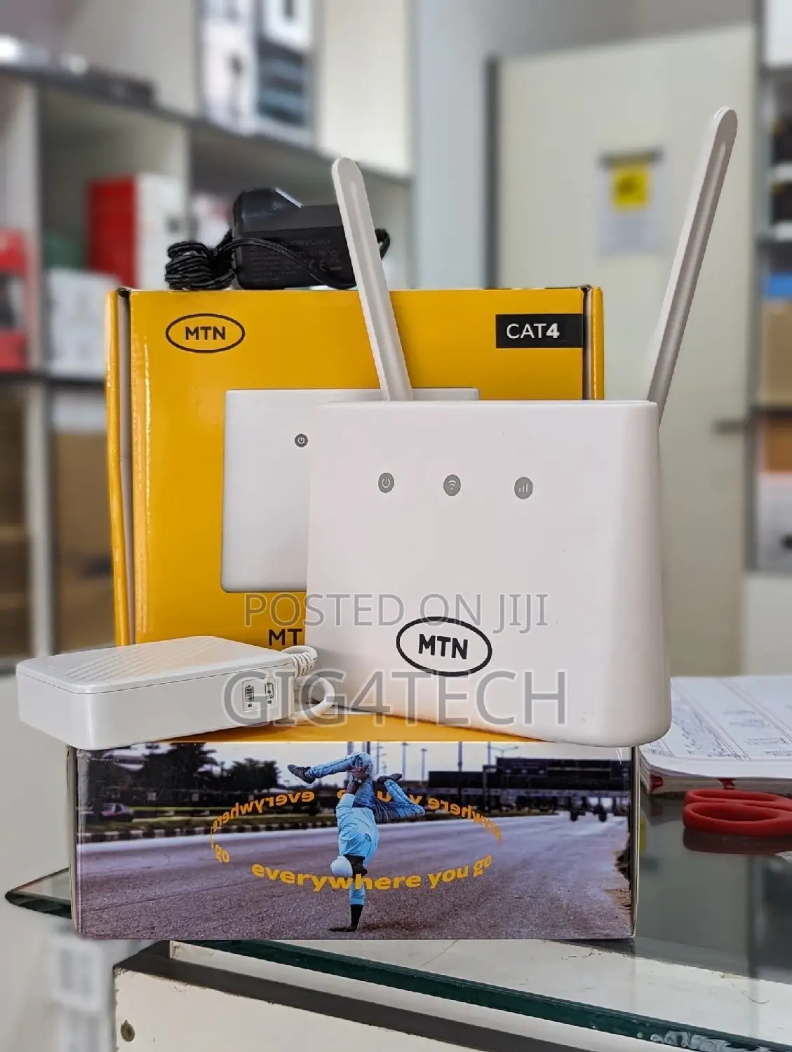 MTN Zte Cat 4 Turbo Router + Powerbank