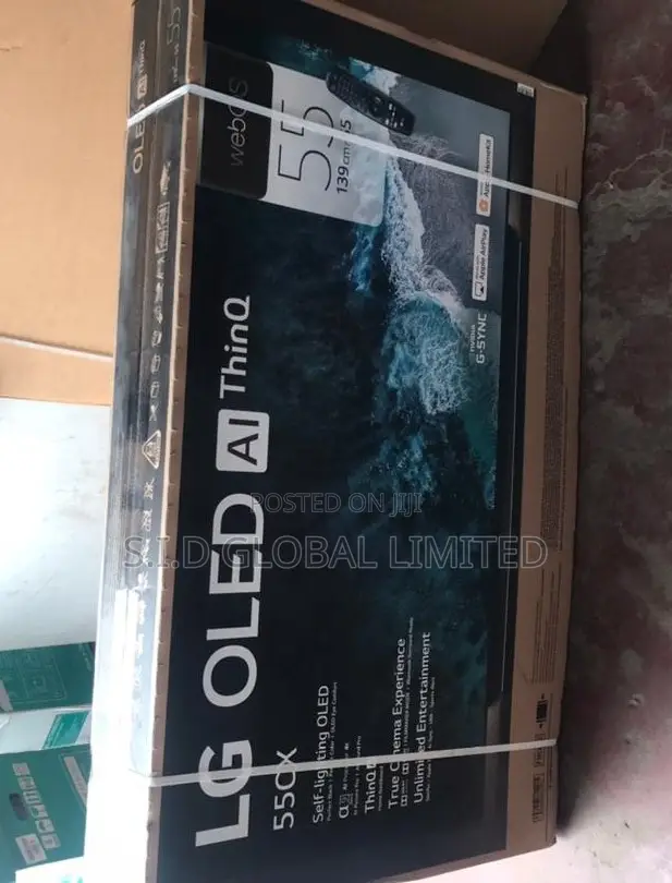 Sealed Inbox 55" CX LG OLED TV With Thinq AI