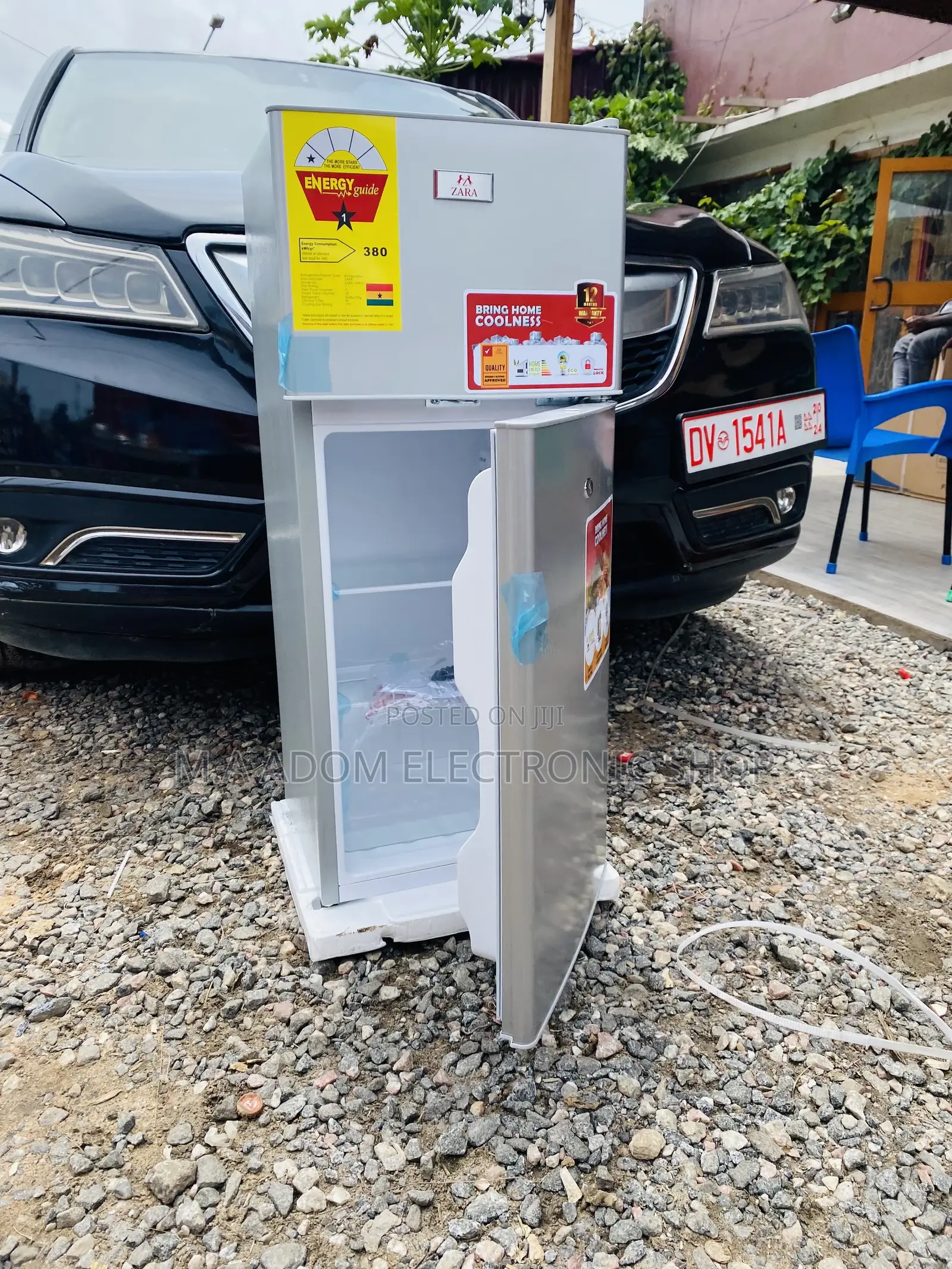 Sealed in Box Zara 135 KH Electric Refrigerator(Gray).