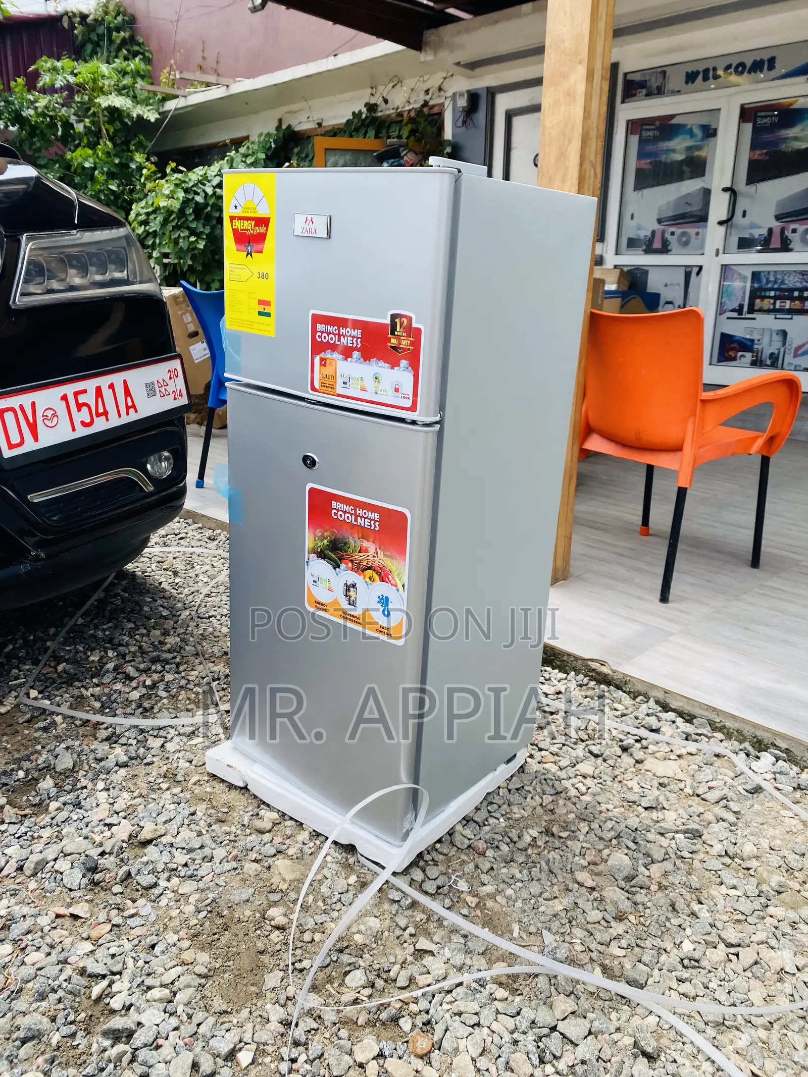 Affordable Zara 135 KH 2 Door Top Freezer Fridge.