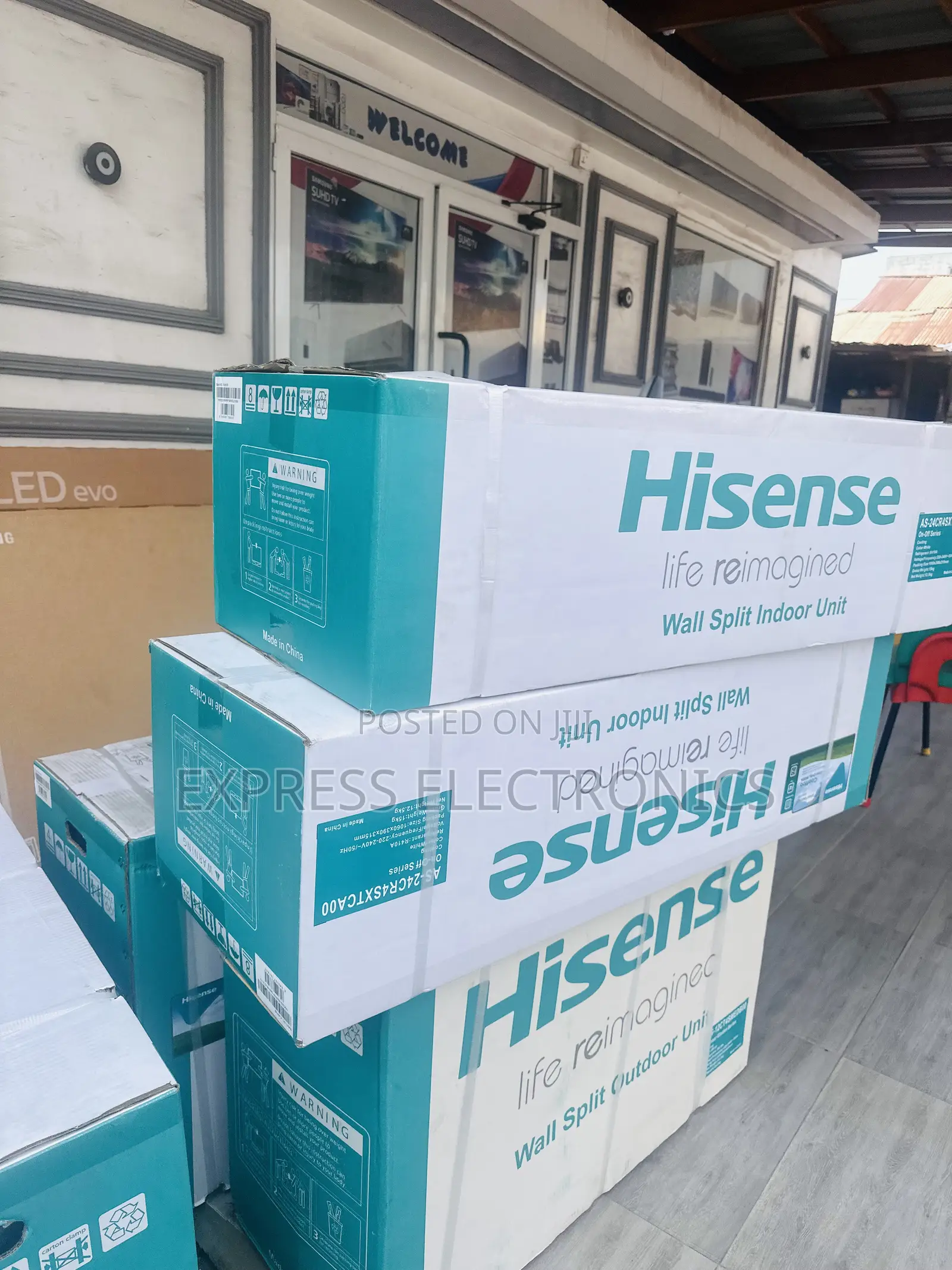Auto Restart Split R410 Gas 1.5hp Hisense AC