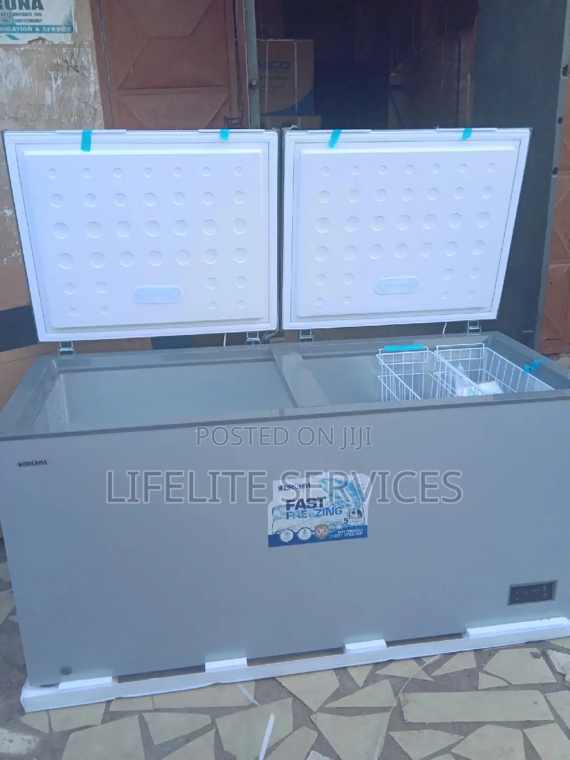 2 Doors Chest Freezer > Bruhm 508lts Super Chilling