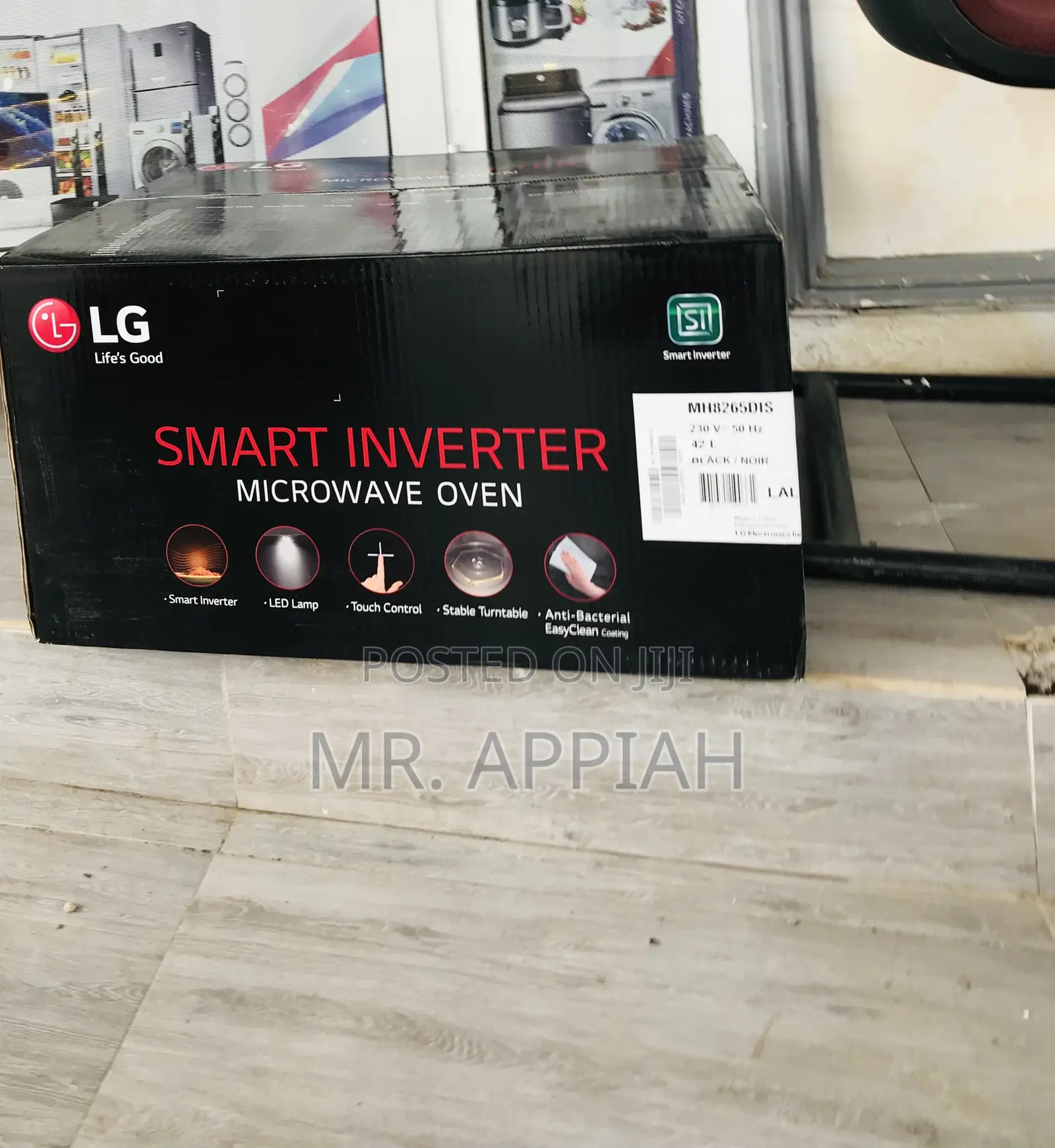 QualityLG MH8265CIS Silver Neochef Smart Inverter Microwave