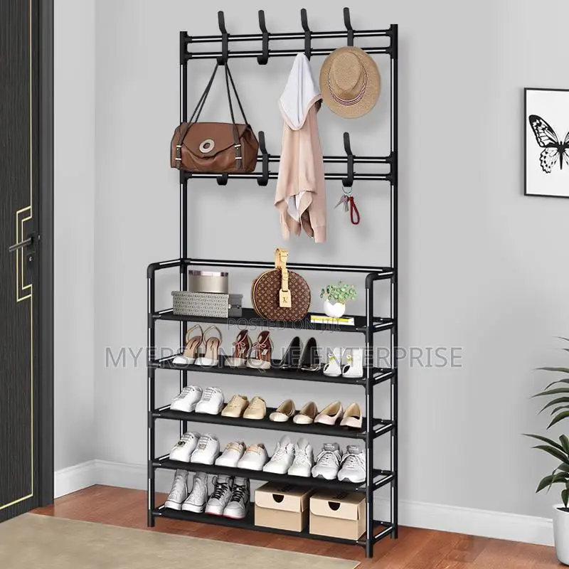 5 Tier Shoe Rack With Hanger