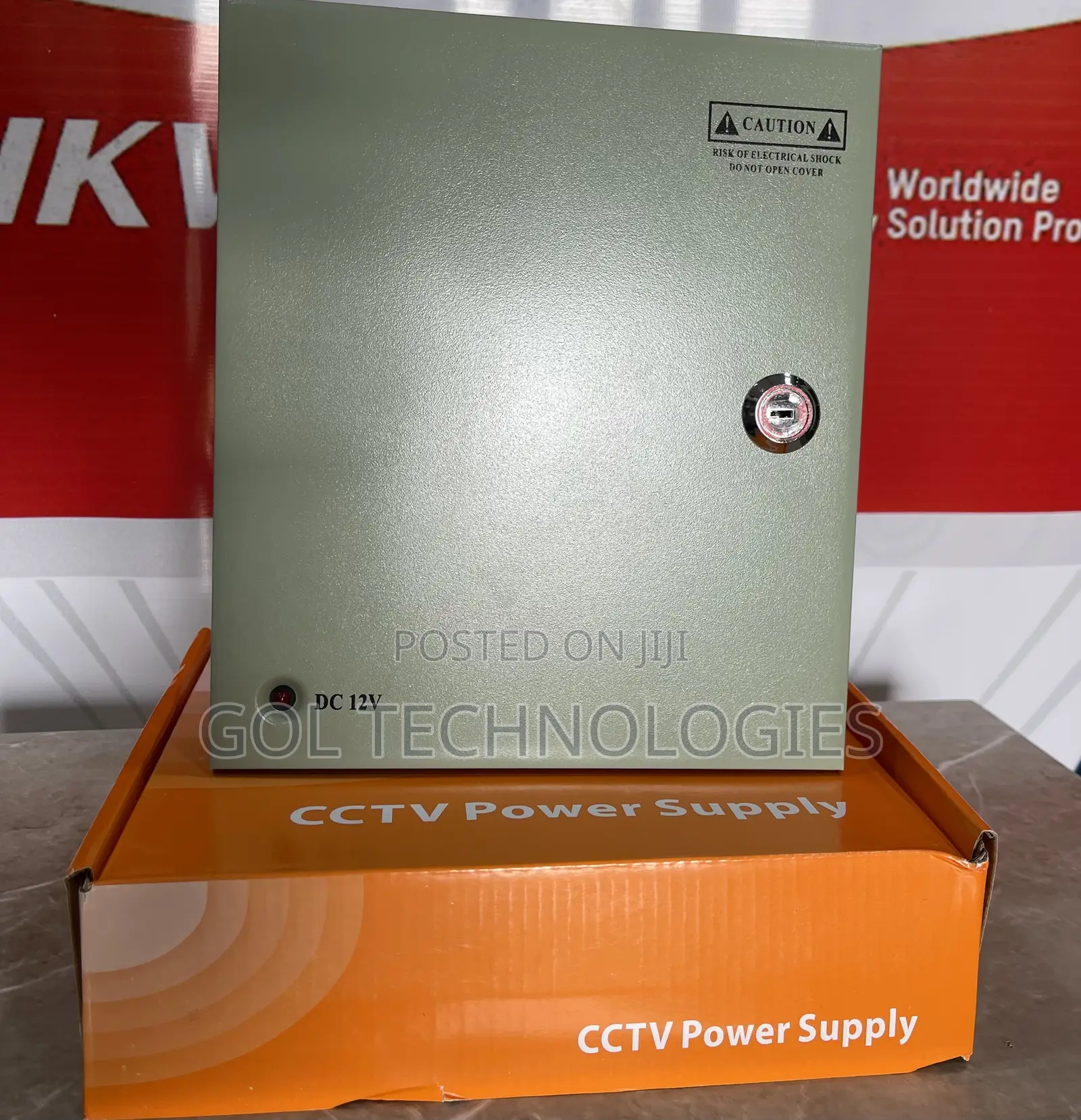 10ah CCTV Power Supply With Fuse (9CH Outlet)