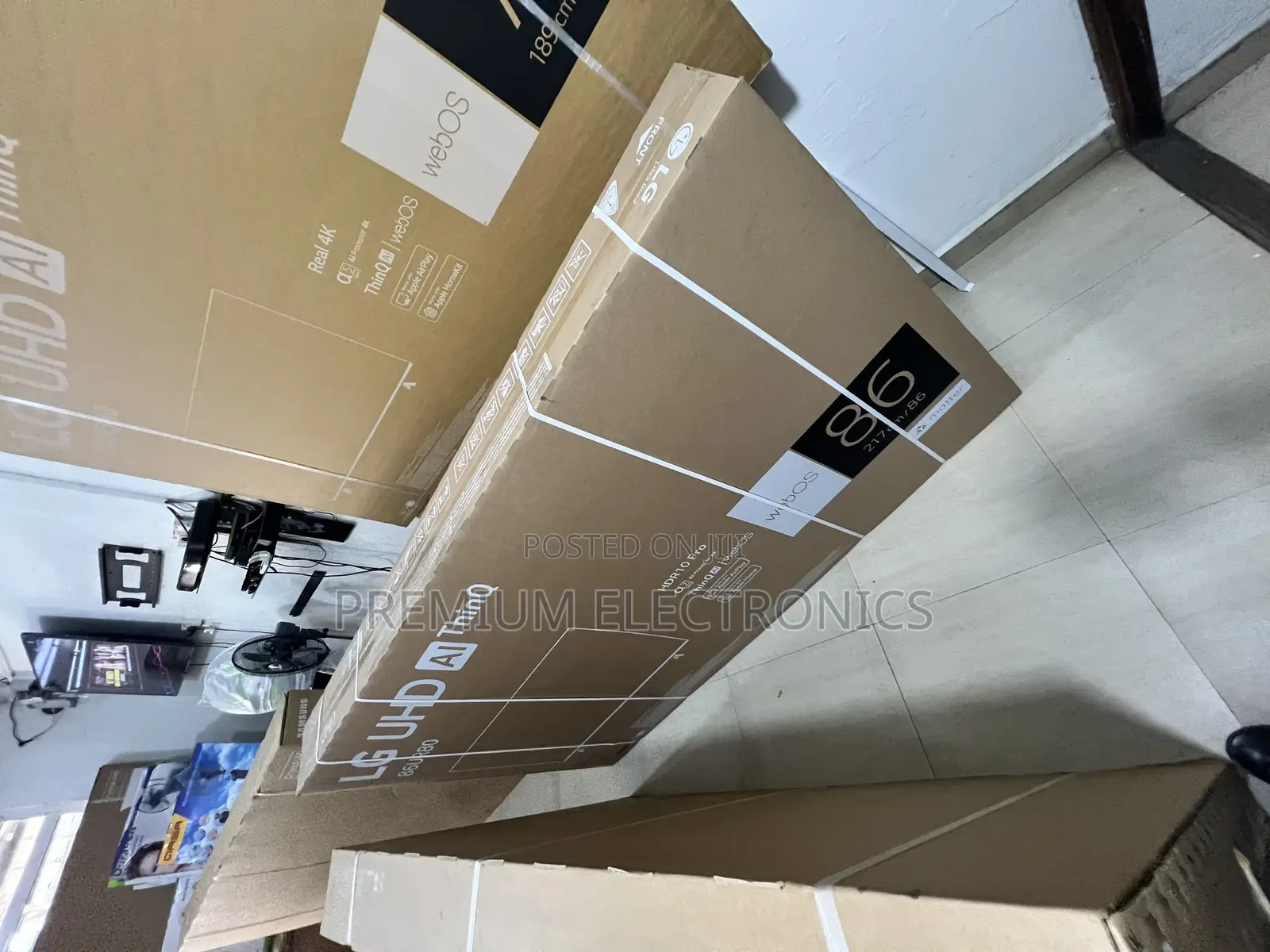 Upgrade Your Home With 86" Lg Weos 86ur80, Ai Thinq Smart Tv