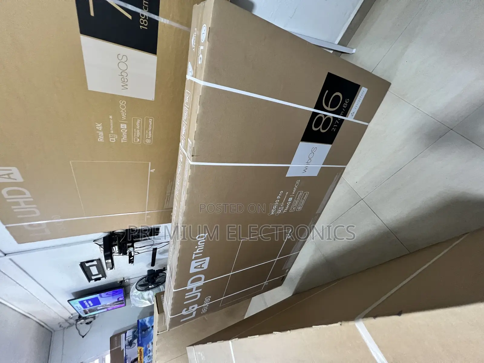 Effortless Living Starts With 86" Lg Uhd Webos Smart Tv