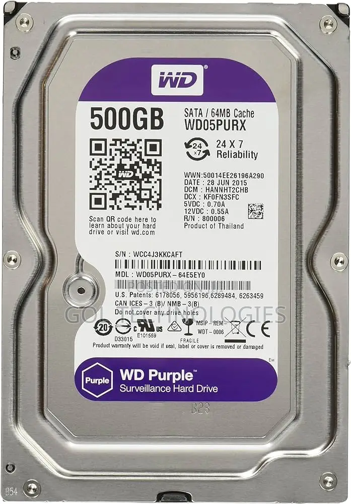 500gb HDD Sata 3.5′′ Surveillance Hard Drive Hard Disk