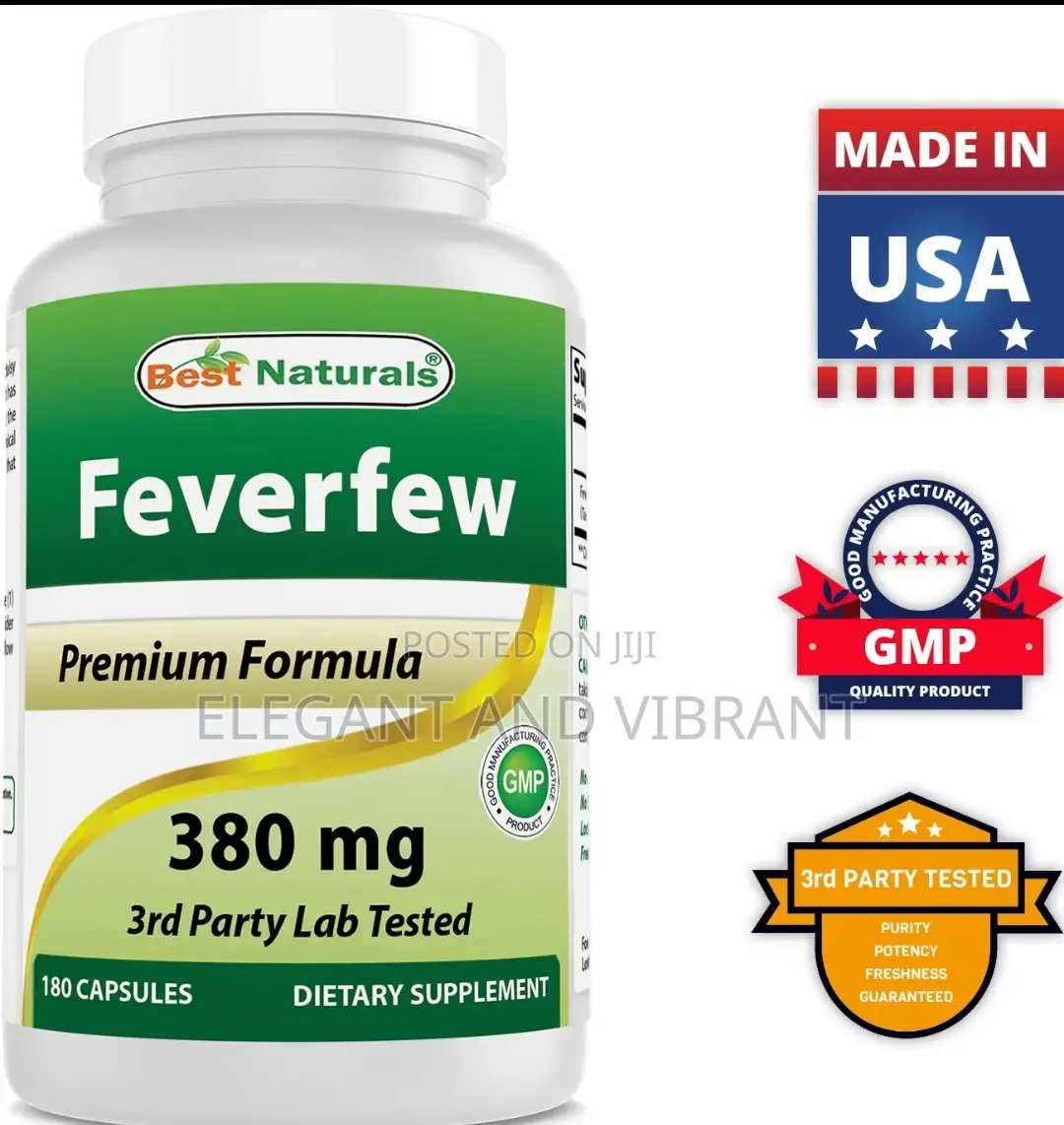 Best Naturals Feverfew 380 Mg 180 Capsules