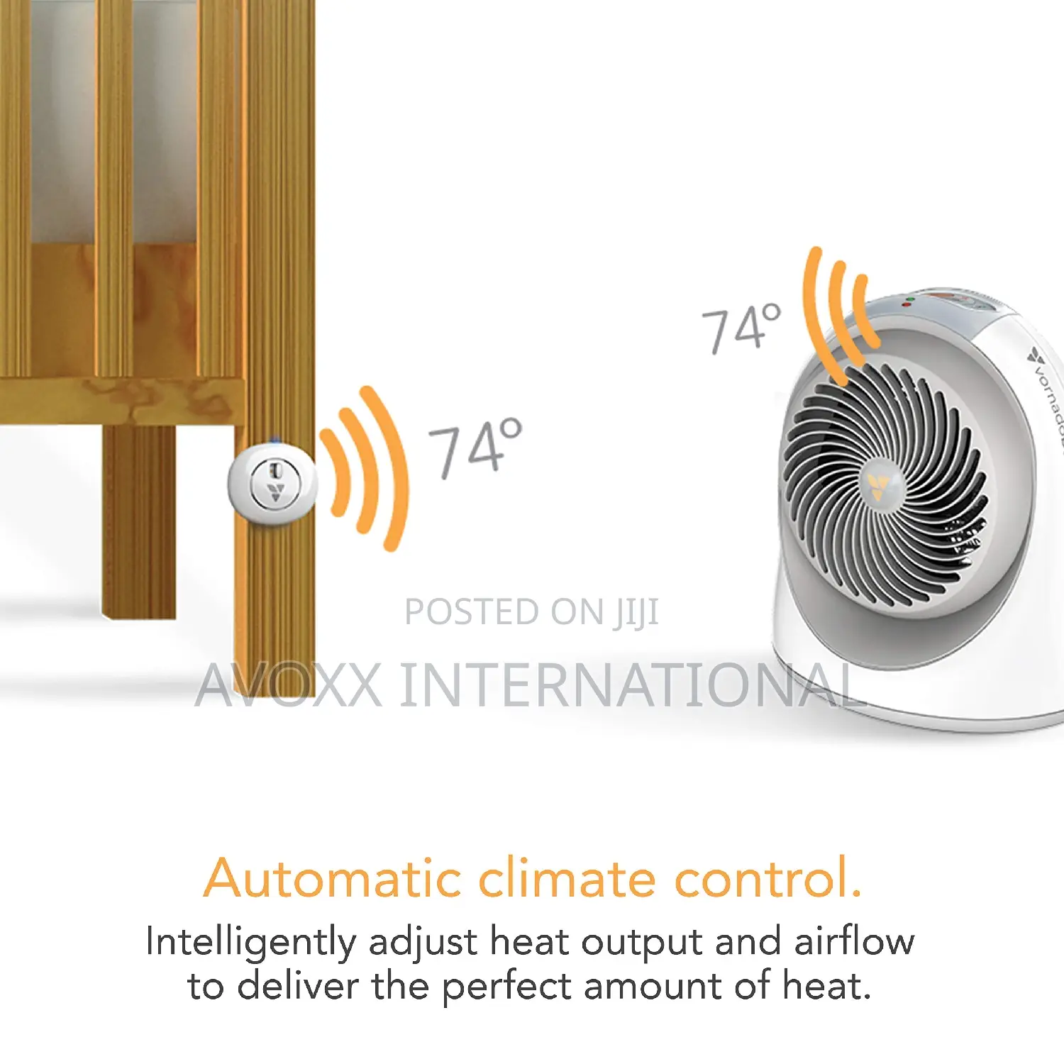 Sensa Nursery Space Heater, 1200W With Adjustable Thermostat