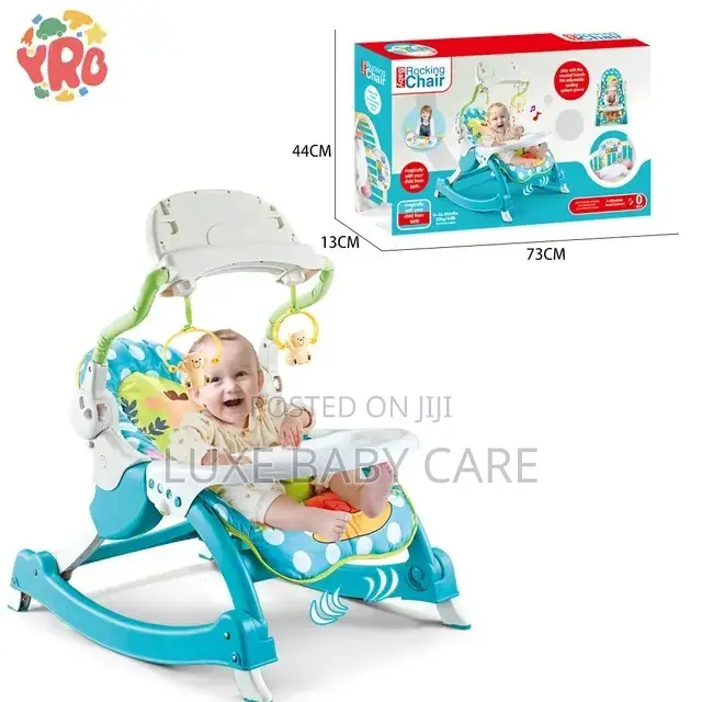 Multifunctional Rocking Chair With Removable Music Tray