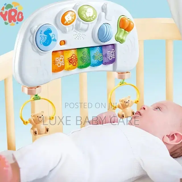 Multifunctional Rocking Chair With Removable Music Tray