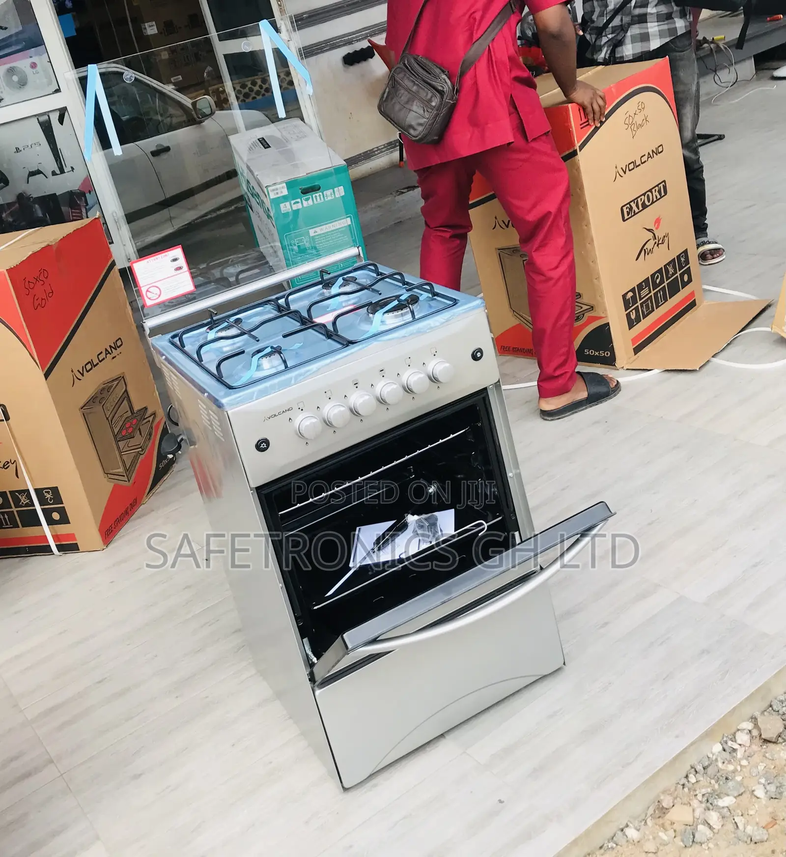 Volcano 4 Gas Oven With Grill Auto Ignition Rotisserie