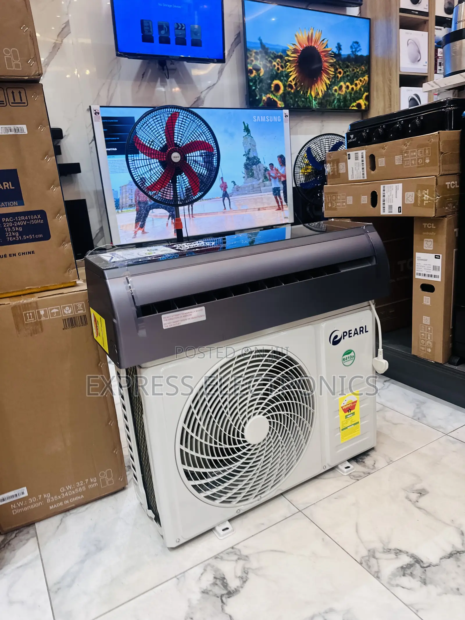 2.5hp Split Black Air Conditioner Pearl