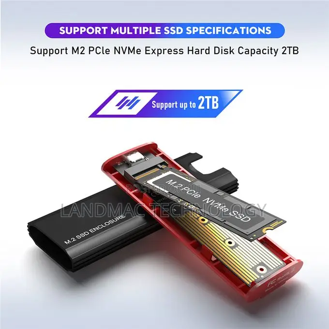 M2 SSD Nvme Enclosure M.2 to USB 3.1 SSD Box Case for M.2 PC