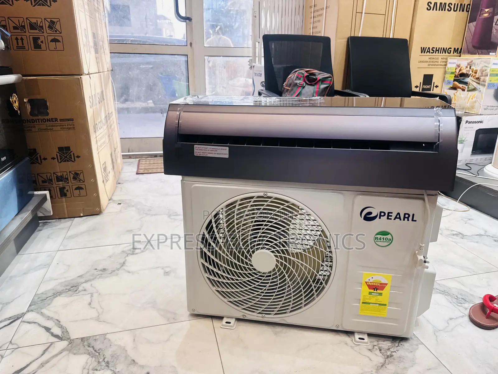 1.5hp Split R410 Gas Black Fast Cool Compressor Pearl