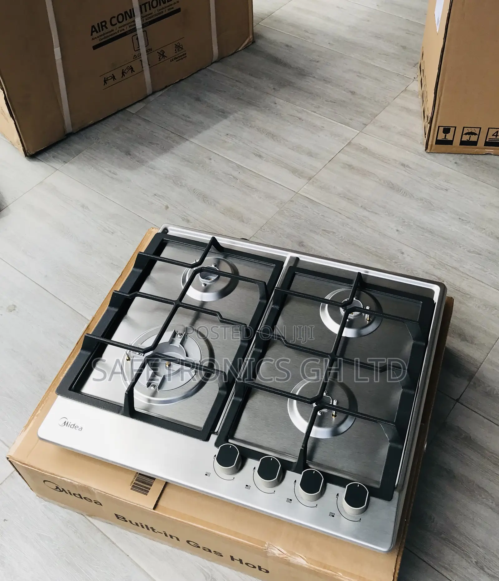 4 Hobs Midea Durable 60G40ME Gray Cooker