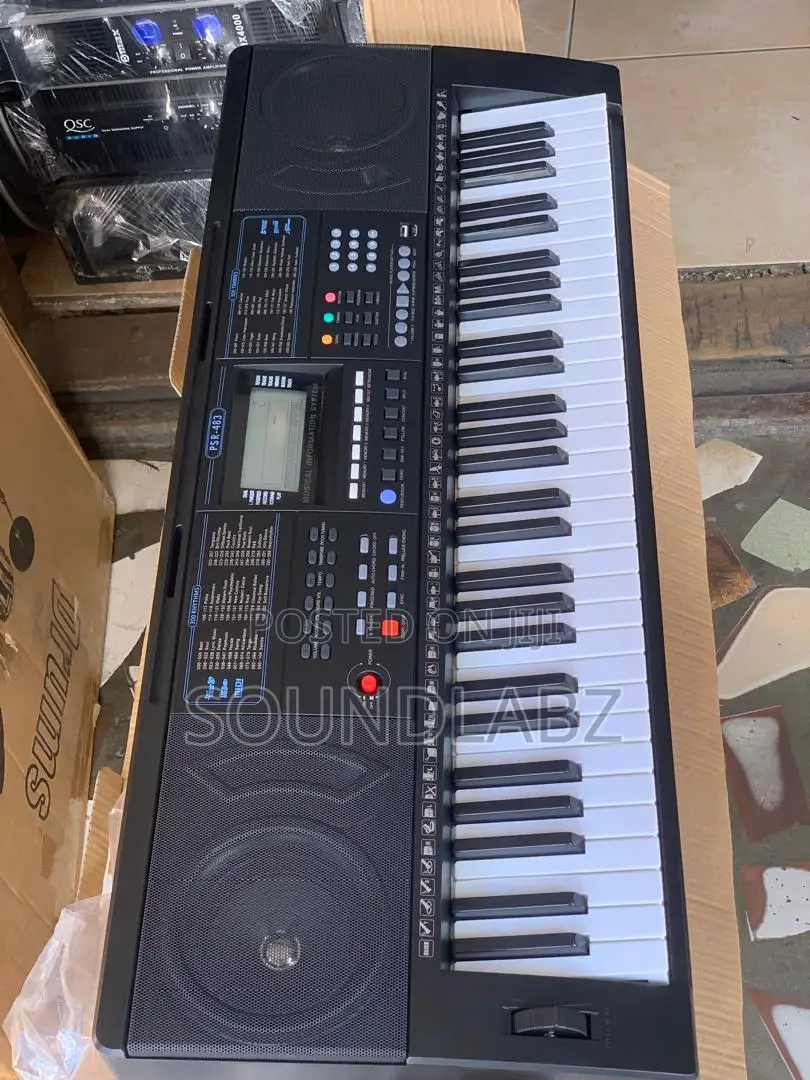 Psr-483 61-key Teaching Electronic Keyboard